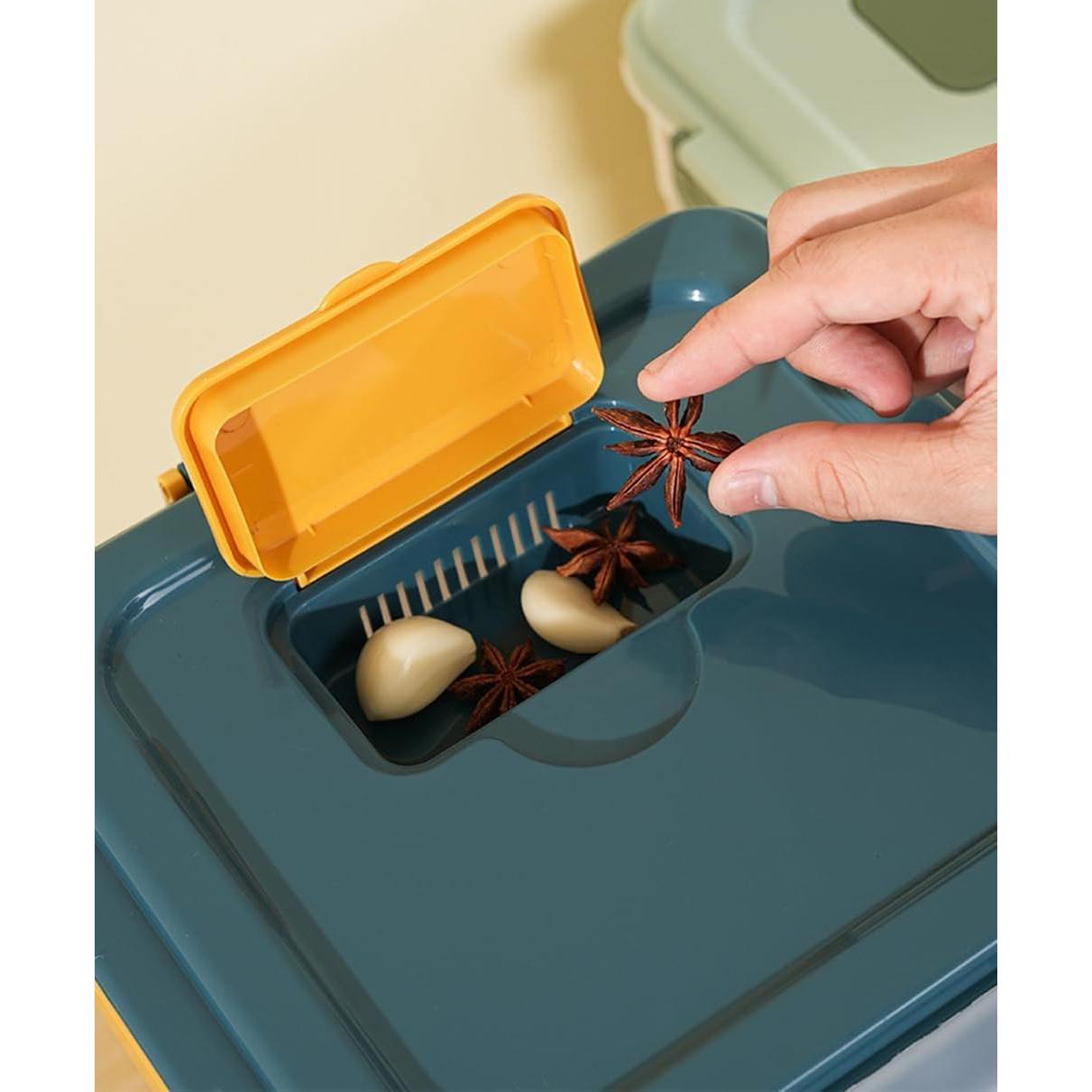 Contenedor de Almacenamiento Hermético YXQ 25lbs 2 Piezas