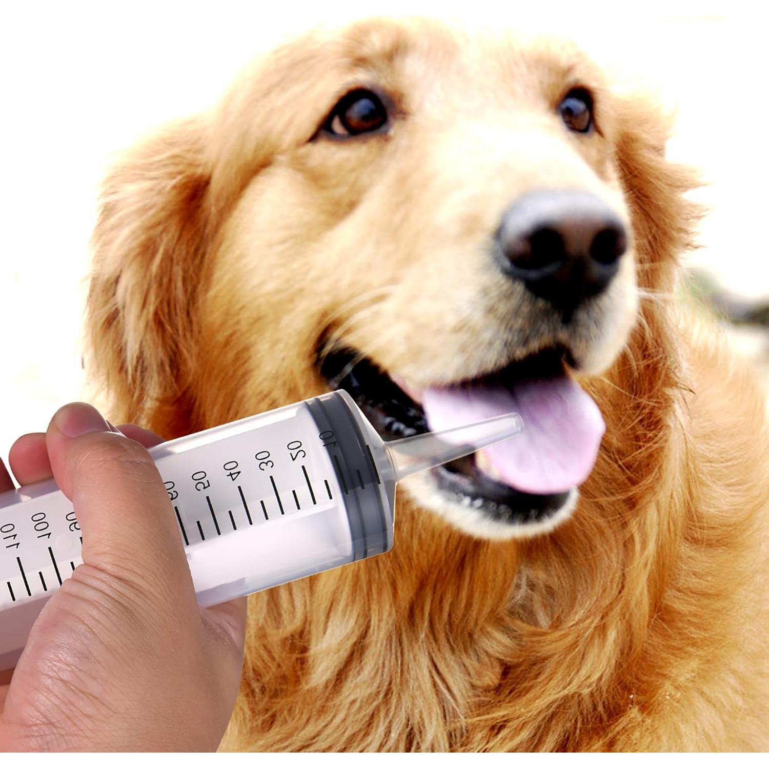 3 Jeringas Plásticas 150 ml para Jardín y Laboratorio