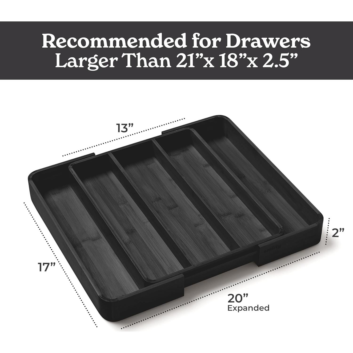 Organizador de Cajones de Cocina SMIRLY Expandible 5 Compartimentos