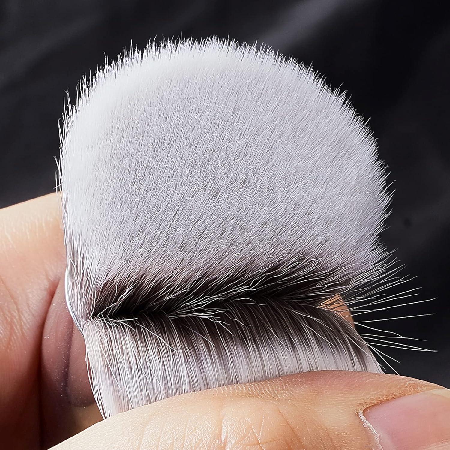 Brocha de Maquillaje Doble Cara DIFFUNY Kabuki 17.78cm