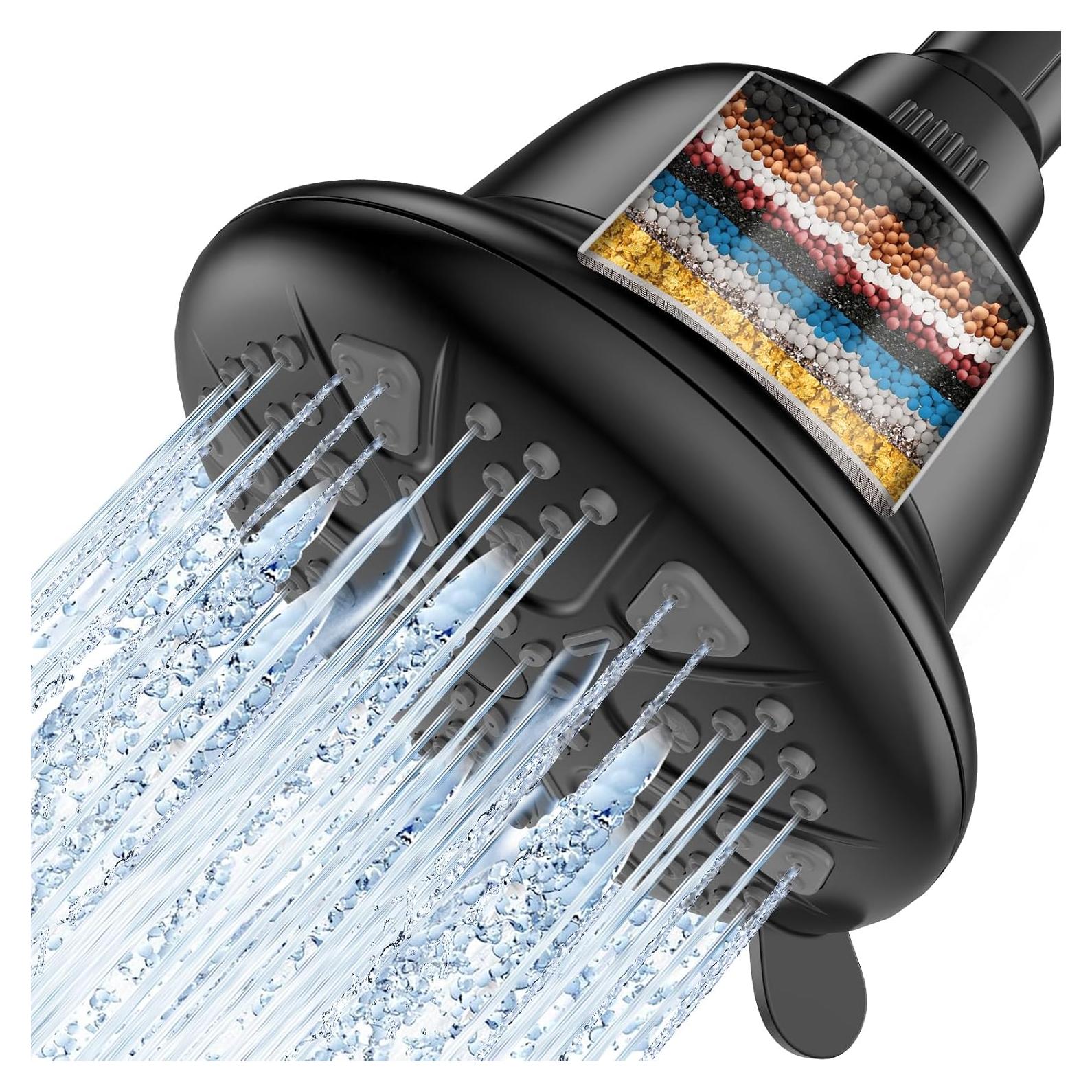 Cabezal de Ducha Filtrado DAKINGS 16 Etapas Alta Presión 7 Modos