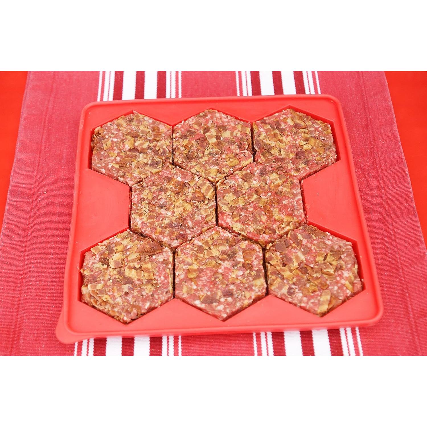 Prensa de Hamburguesas Shape+Store 8-en-1 0.91 kg Rojo