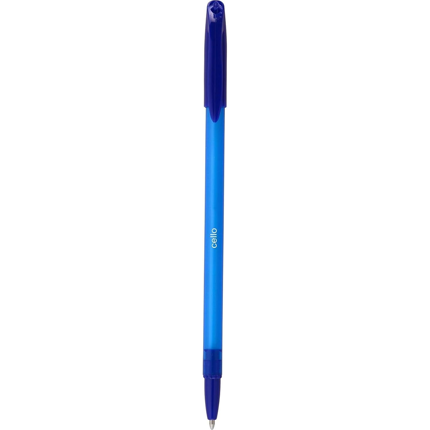 Bolígrafo Cello Smooth Stick Azul 0.5mm Paquete de 1