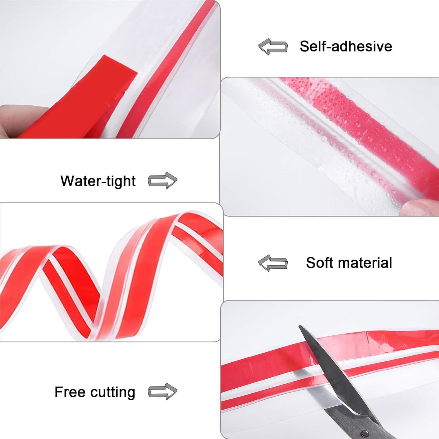 Tira de Sello de Silicona Storystore 3.66 m x 5 cm para Puertas