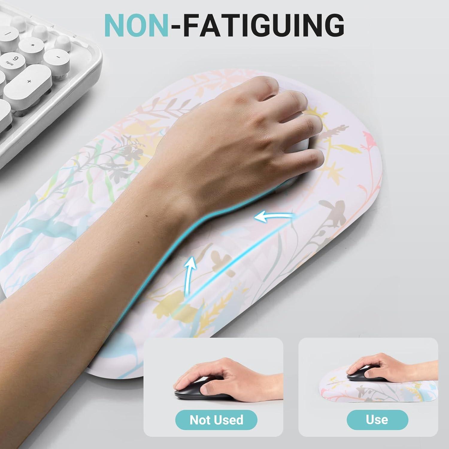 Almohadilla Ergonómica Gugxiom 3 en 1 con Reposamuñecas y Posavasos