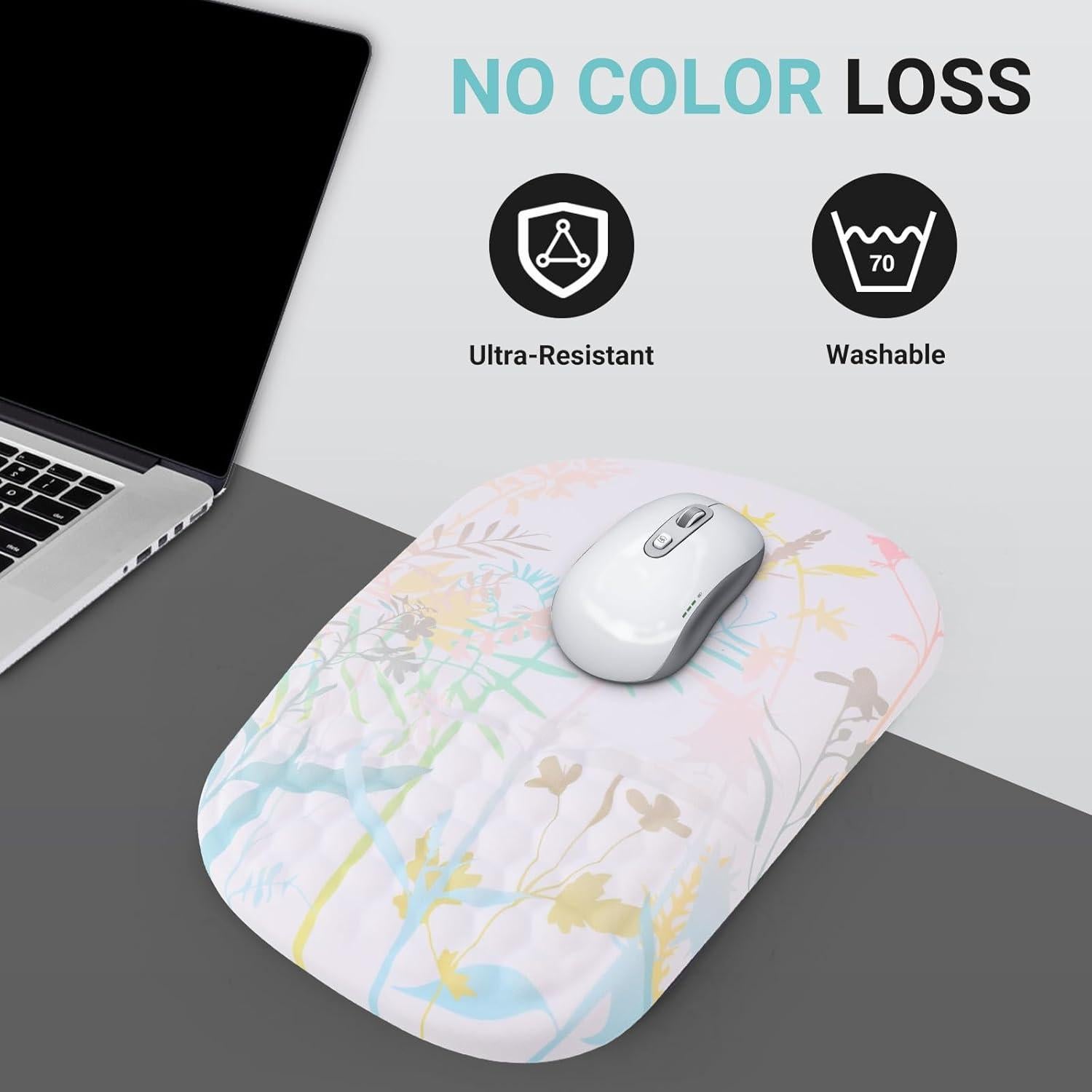 Almohadilla Ergonómica Gugxiom 3 en 1 con Reposamuñecas y Posavasos