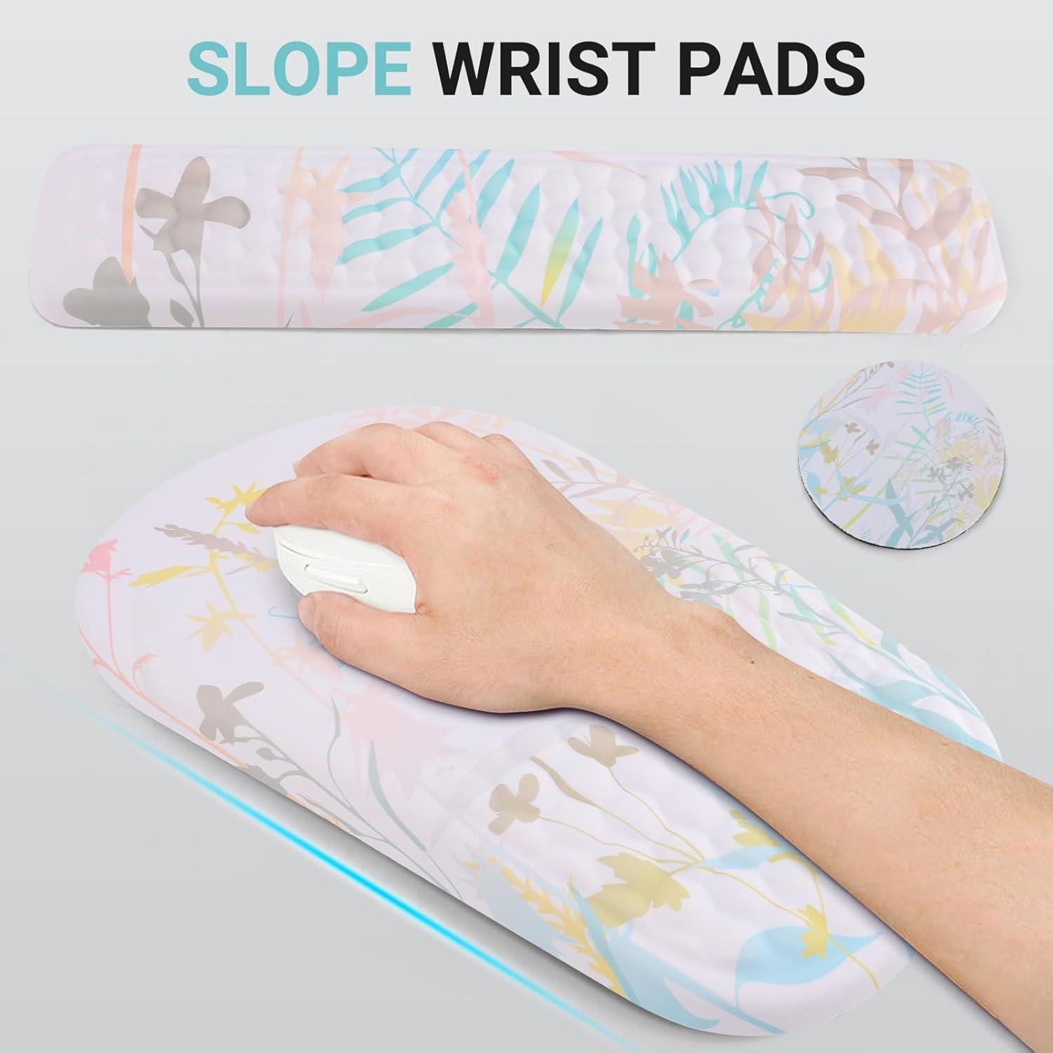 Almohadilla Ergonómica Gugxiom 3 en 1 con Reposamuñecas y Posavasos