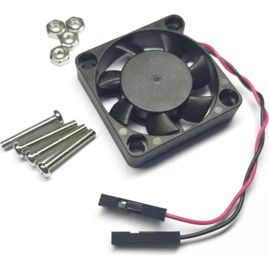 Ventilador Easycargo 30x30mm para Raspberry Pi 4 y 3, Silencioso