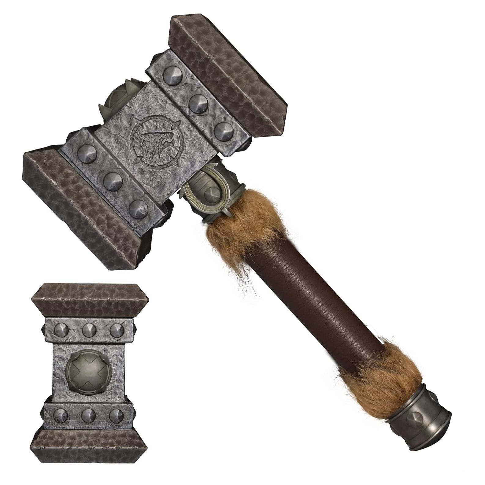 Répl. Ogrim Doomhammer SV 1:1 Metal 55,88 cm Cosplay