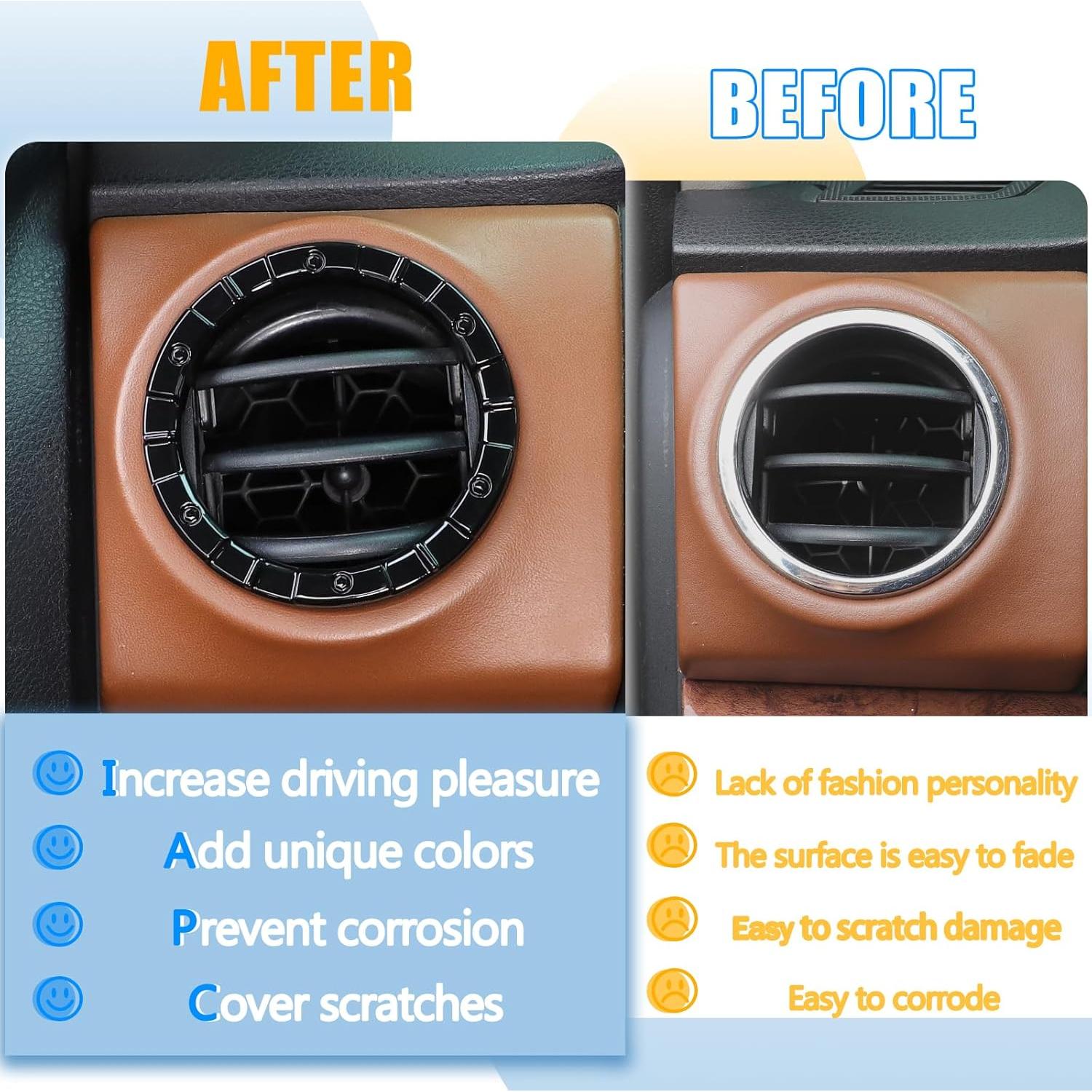 Recubrimiento Anillo Salida Aire Toyota Tundra 2014-2021 LLKUANG