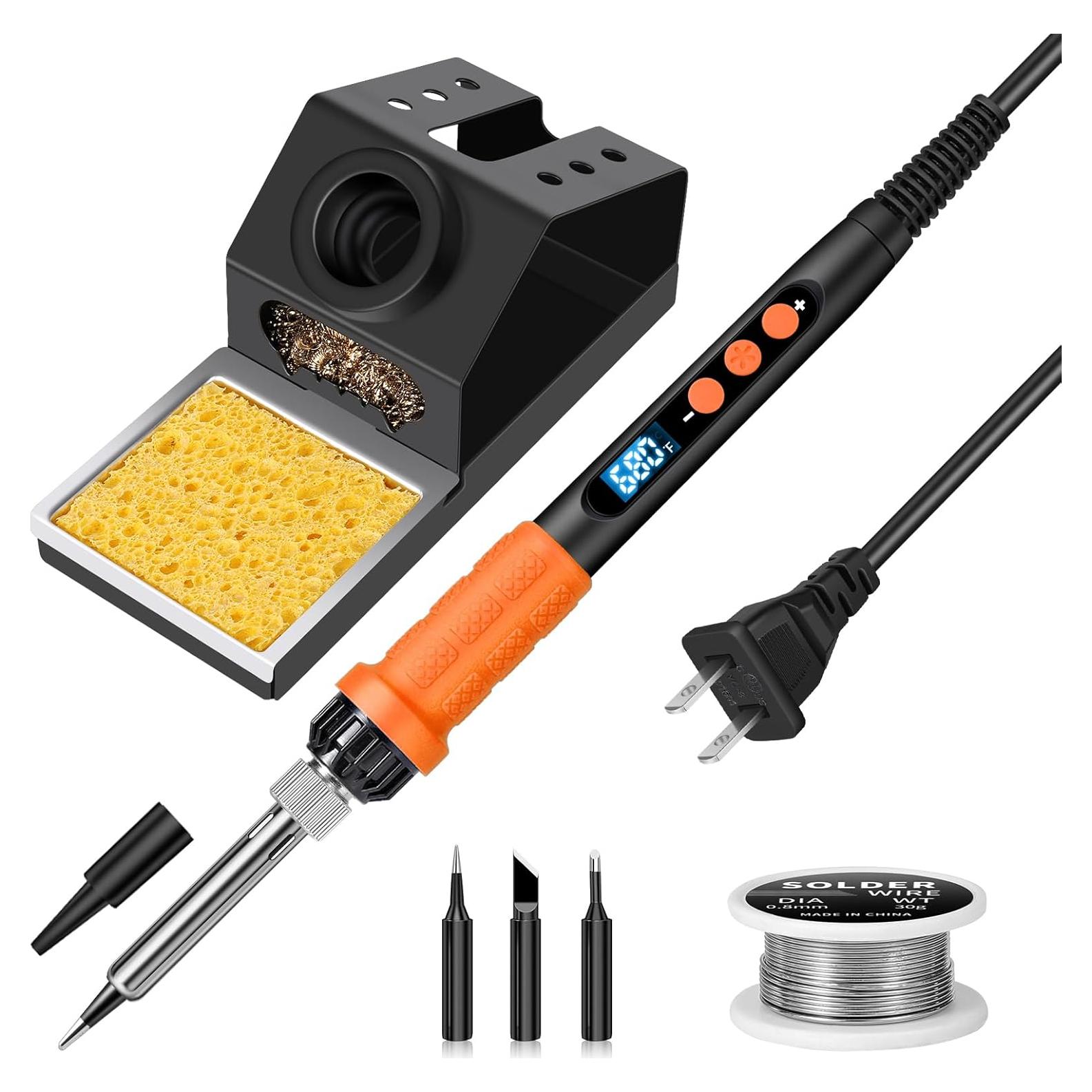 Kit de Soldador Aucanla 100W Control Digital Portátil