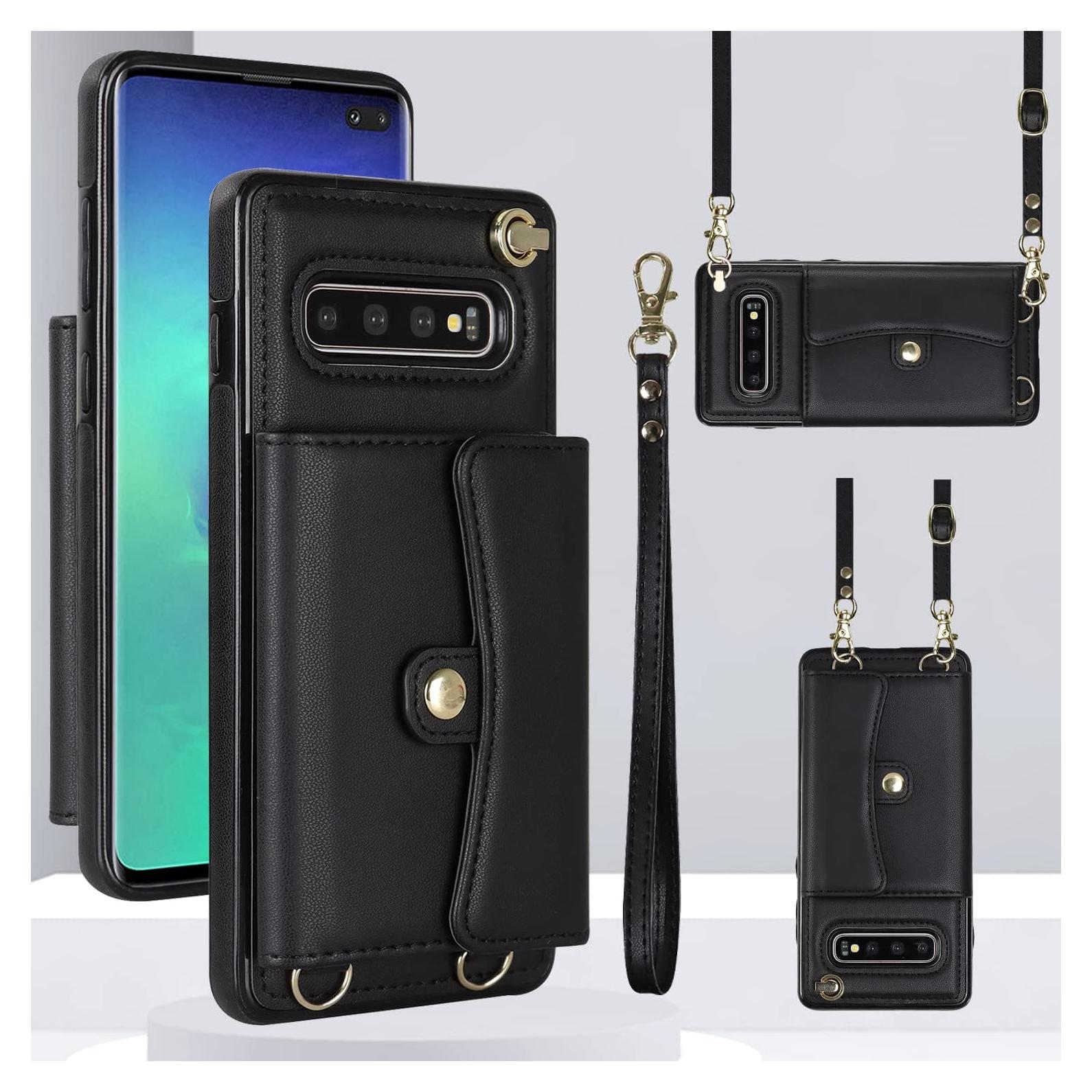 Funda Asuwish para Samsung Galaxy S10 Plus con bloqueo RFID