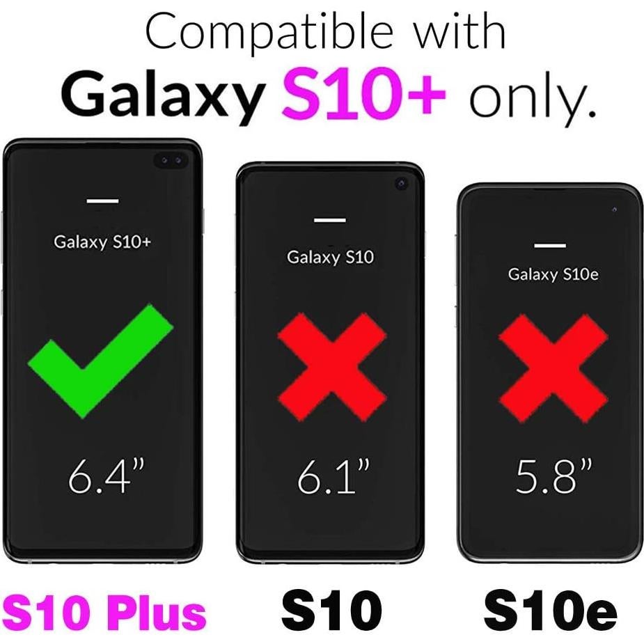 Funda Asuwish para Samsung Galaxy S10 Plus con bloqueo RFID