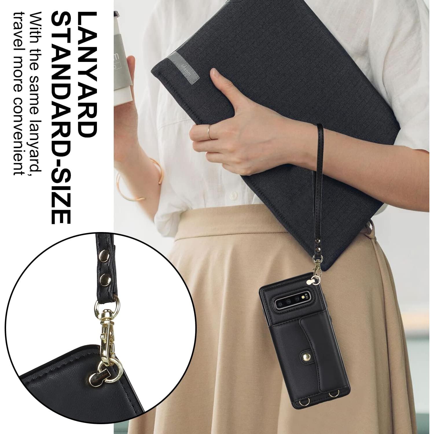 Funda Asuwish para Samsung Galaxy S10 Plus con bloqueo RFID