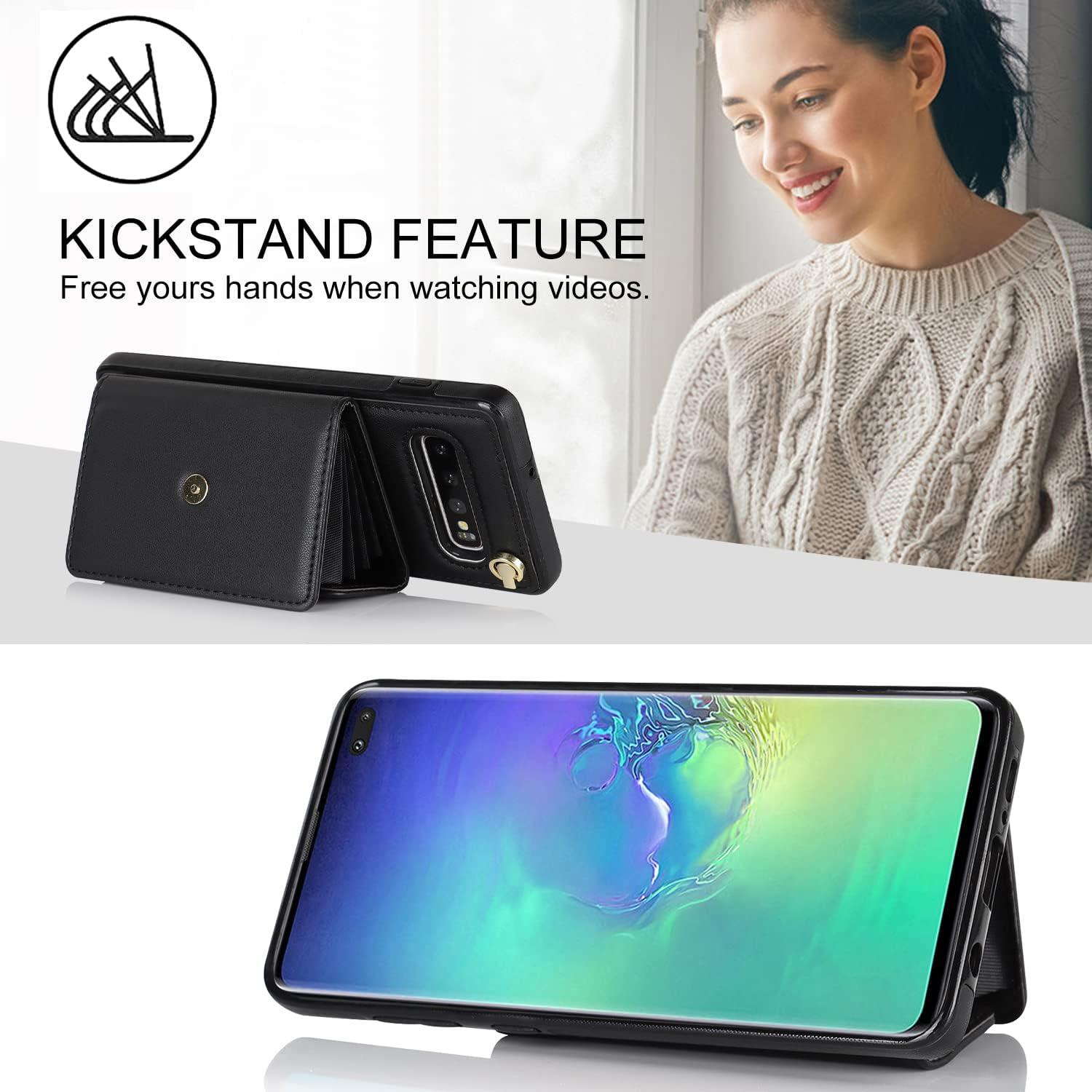 Funda Asuwish para Samsung Galaxy S10 Plus con bloqueo RFID