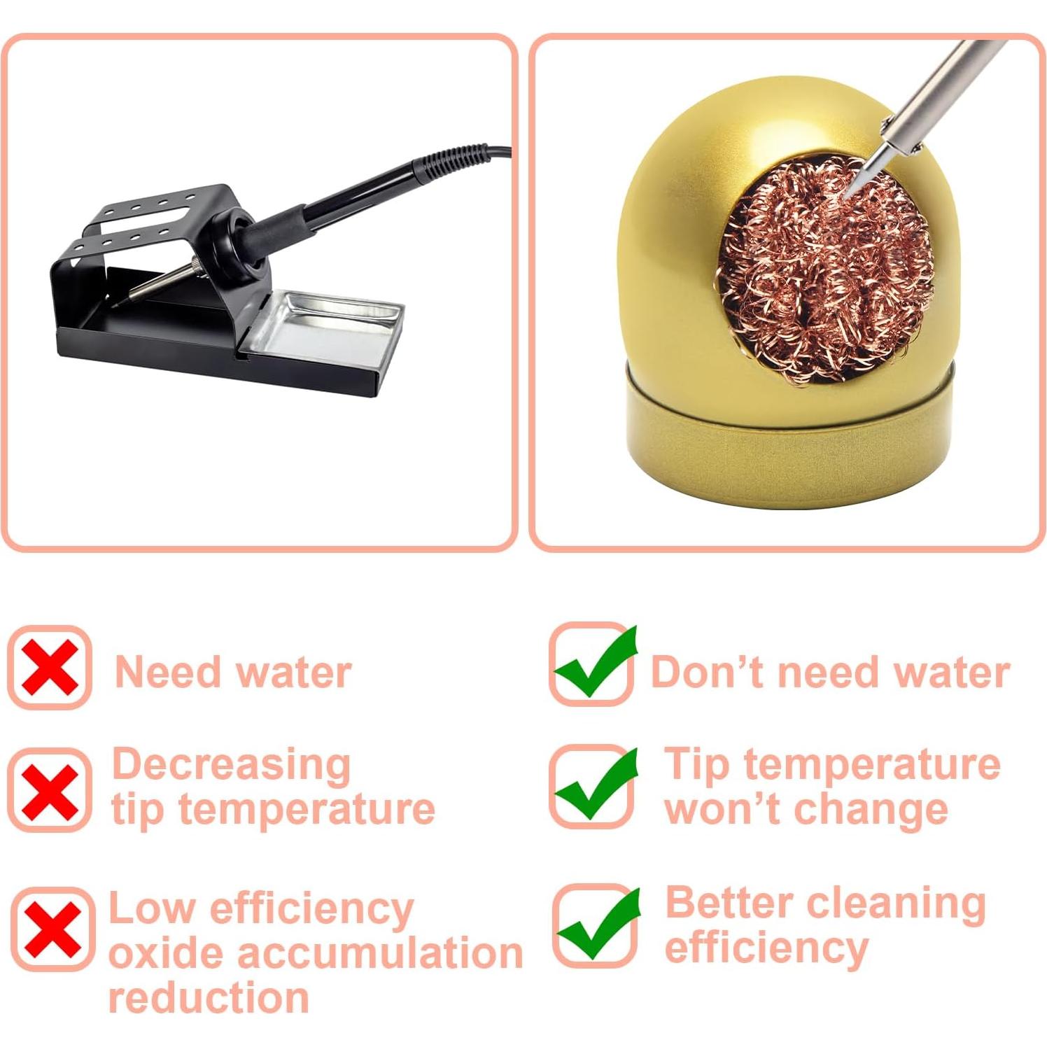 Limpiador de Punta de Soldador Windspeed con Alambre de Cobre