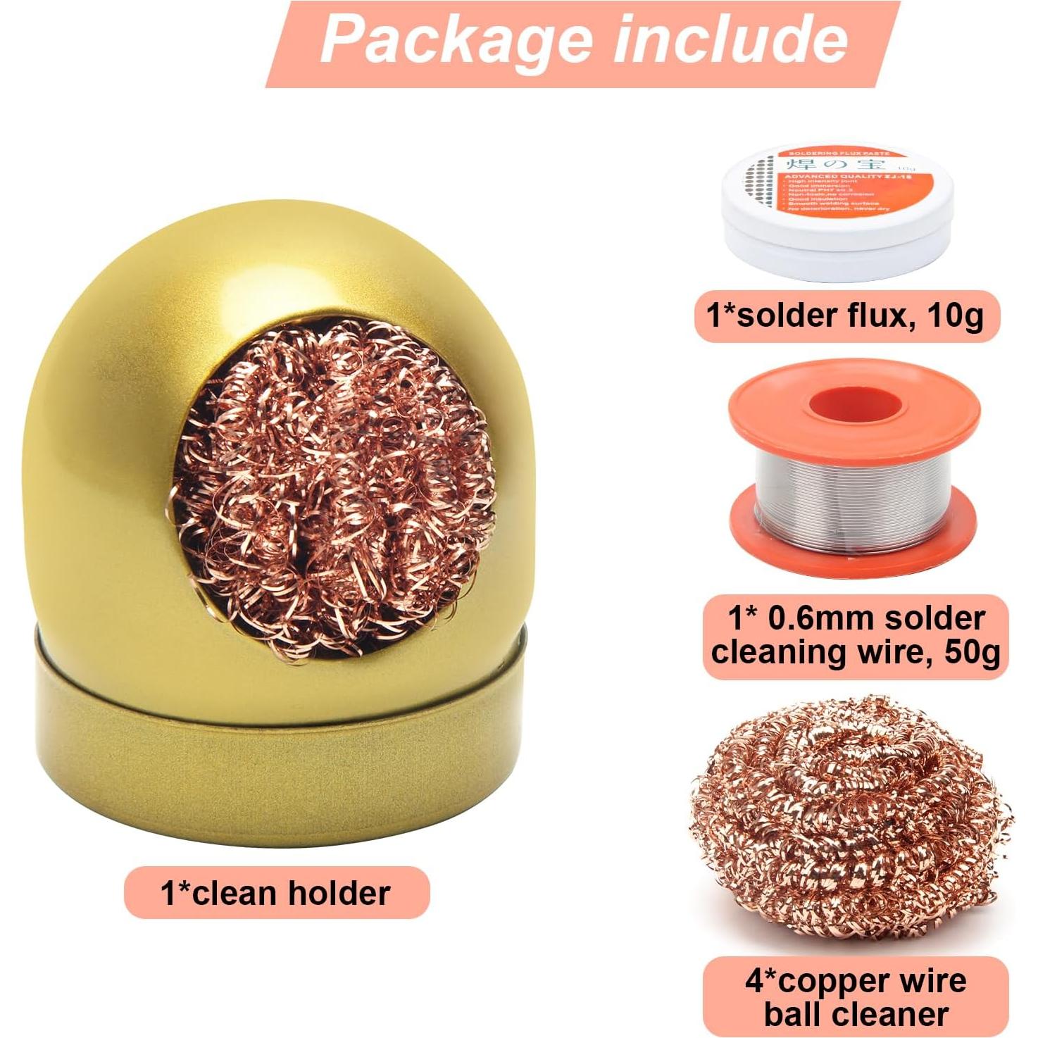 Limpiador de Punta de Soldador Windspeed con Alambre de Cobre