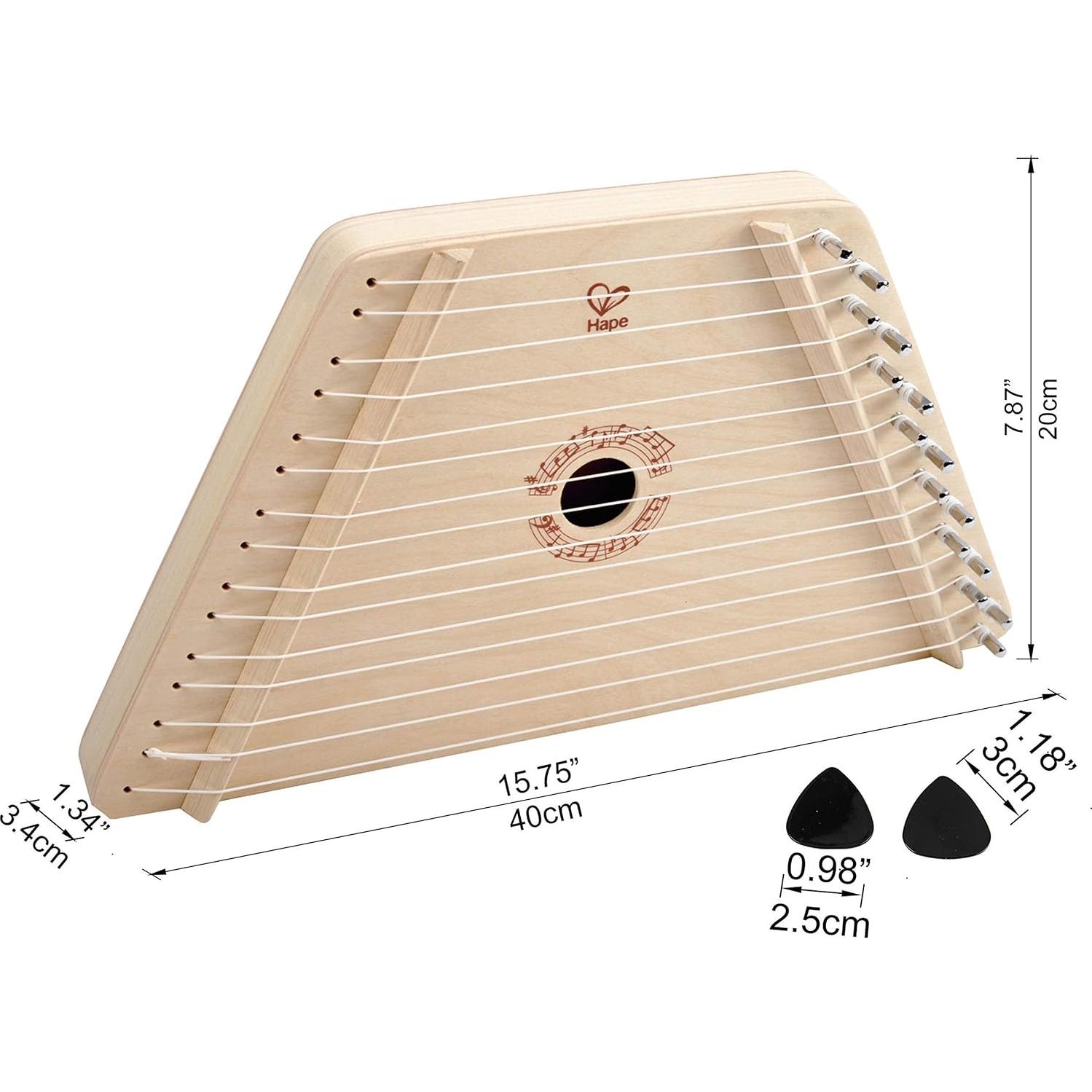 Hape Happy Harp Arpa Musical de Madera para Niños