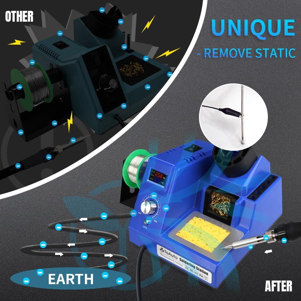Estación de Soldadura TOAUTO DS90 90W Pantalla Digital