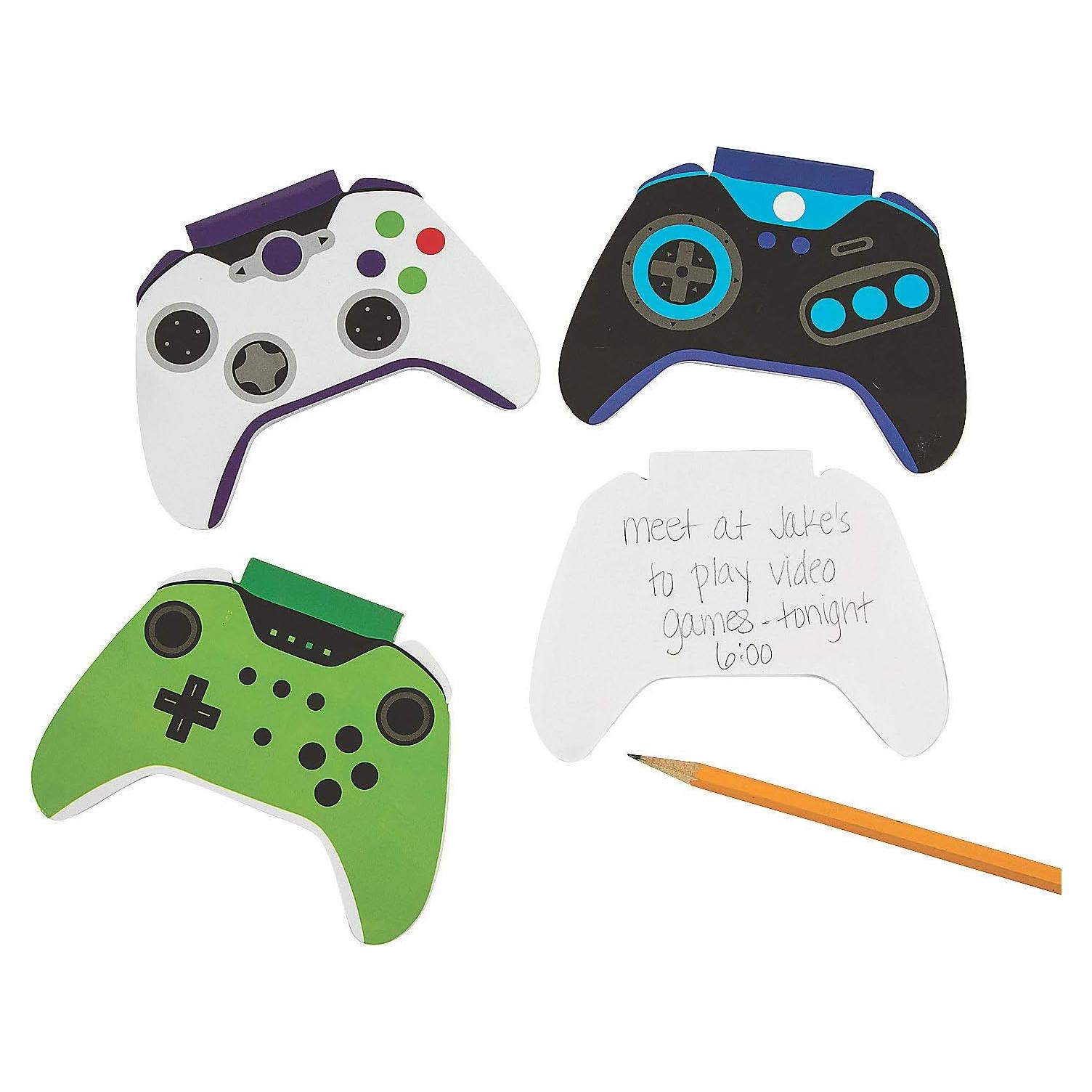 Bloc de Notas Controlador de Videojuego Fun Express - 24 Pzas