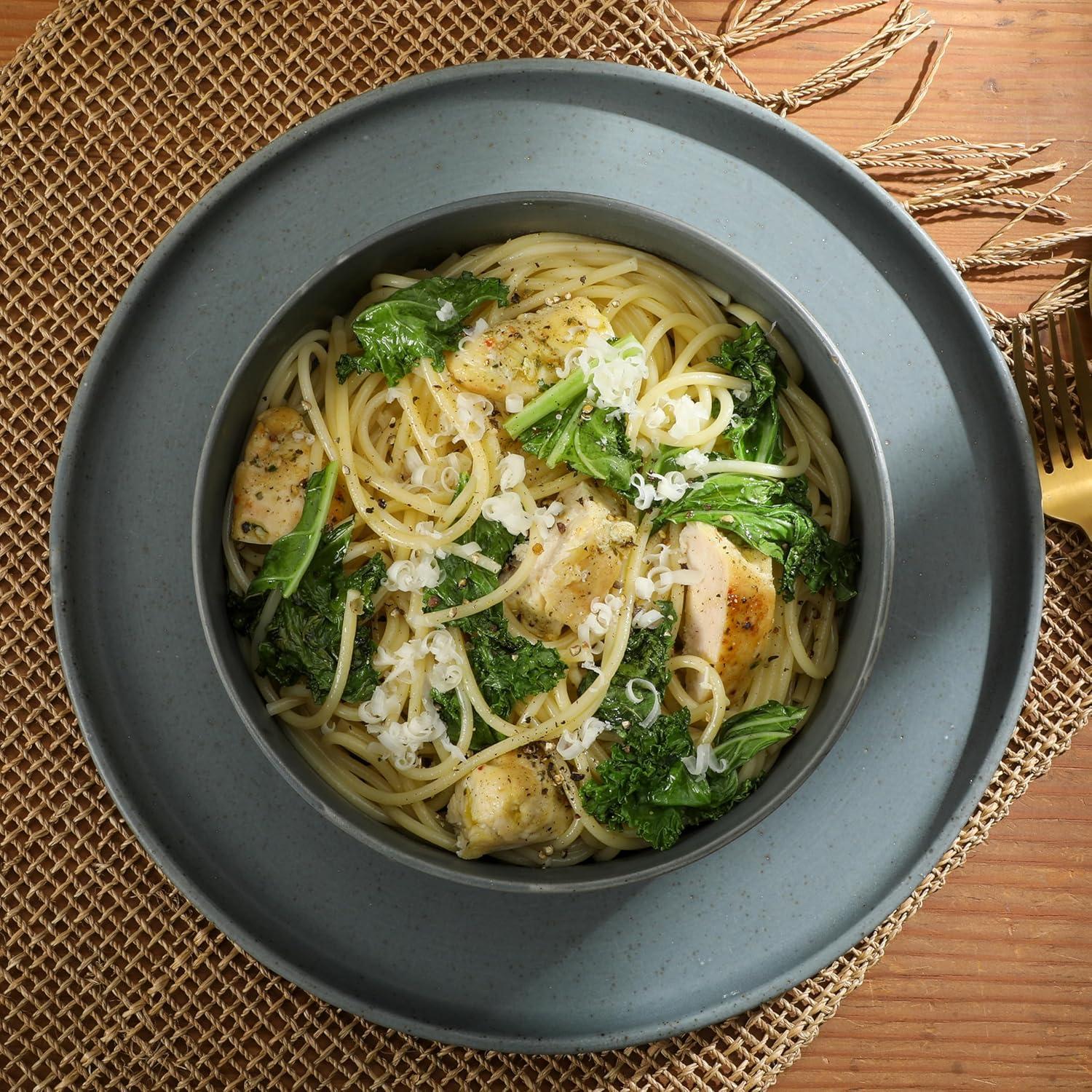 Vajilla Gibson Elite Tatum 16 Piezas Porcelana Azul