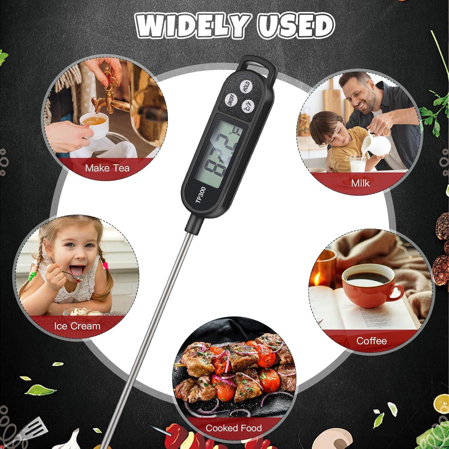 Termómetro Digital de Cocina Copkim 6 Piezas Sonda Instantánea