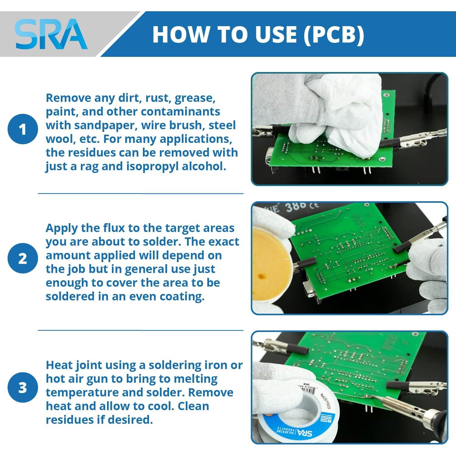 Flux de Soldadura SRA 135 en Pasta de Resina 56.6g