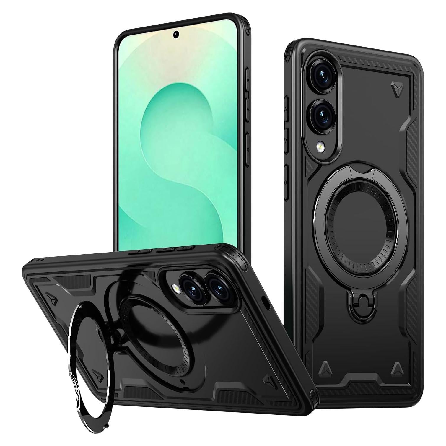 Funda Magnética COTDINFOR para Samsung Galaxy S25 Edge Negra