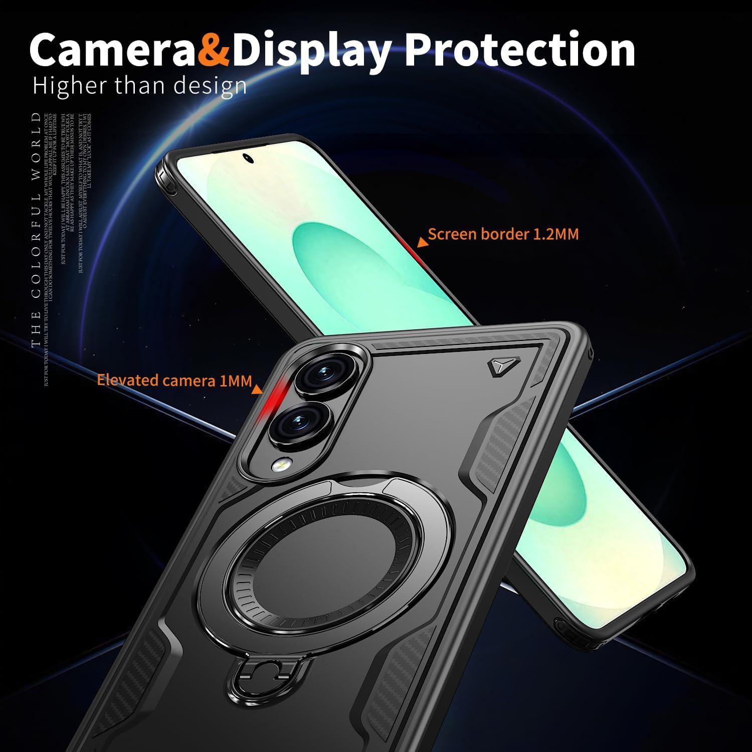 Funda Magnética COTDINFOR para Samsung Galaxy S25 Edge Negra