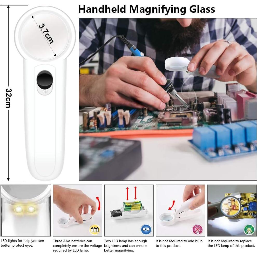 Kit de Soldador 60W Handskit 21-en-1 con Accesorios
