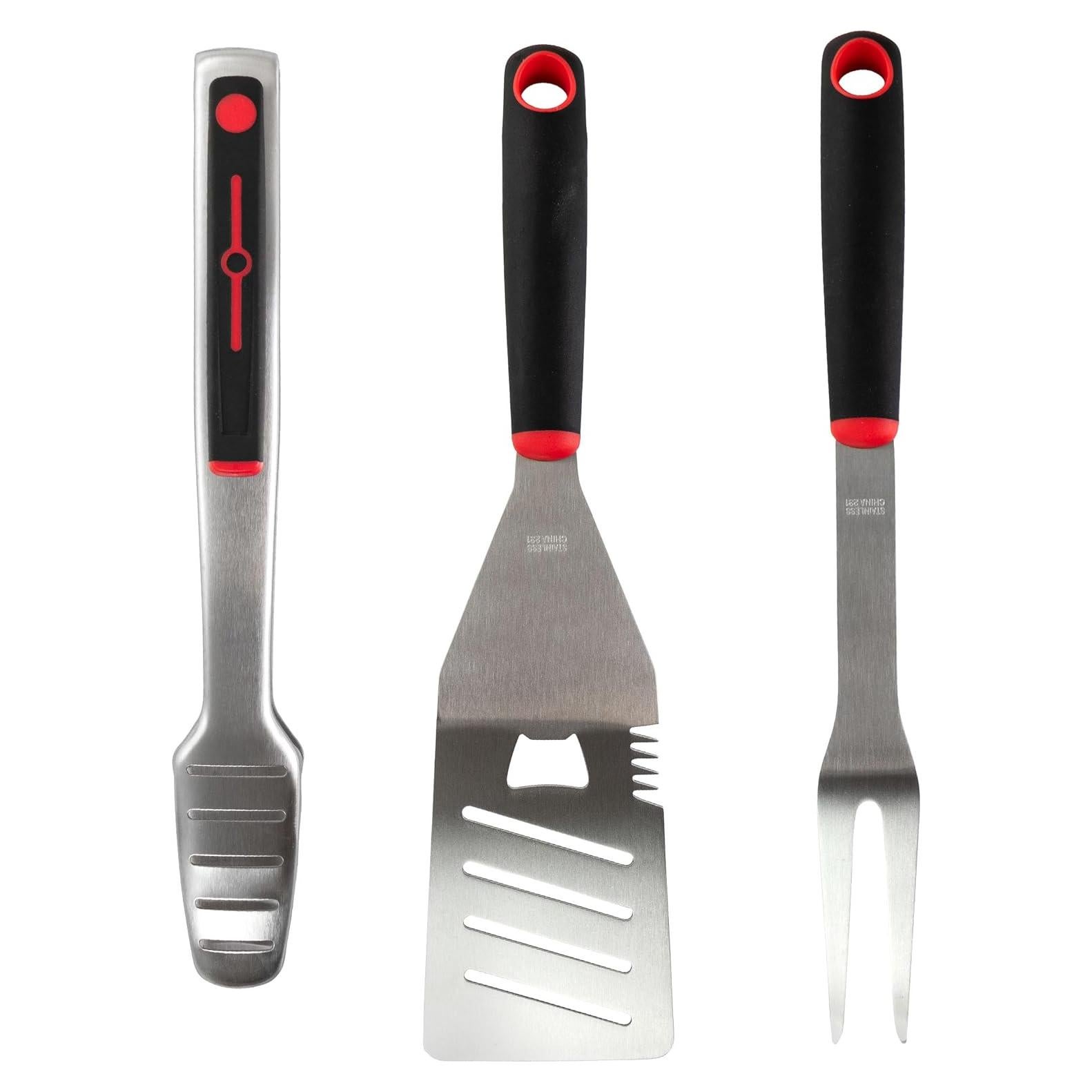 Conjunto de herramientas de barbacoa Gibson Home 3 piezas