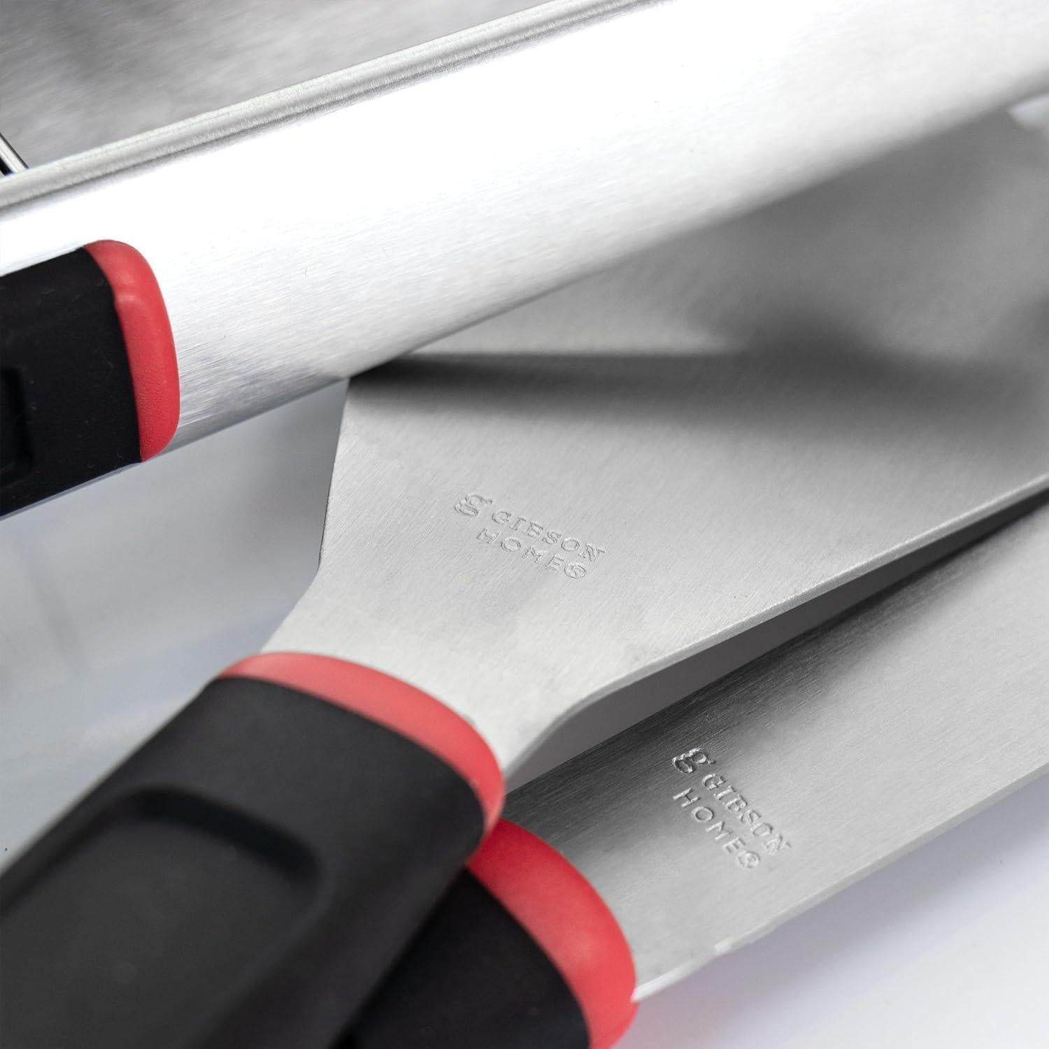 Conjunto de herramientas de barbacoa Gibson Home 3 piezas