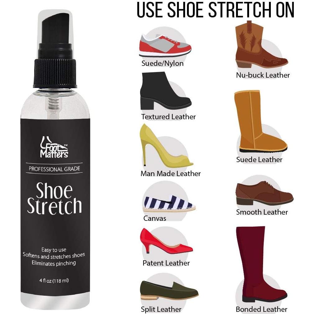 Spray Estirador de Zapatos FootMatters 118 ml - Acondicionador Cuero