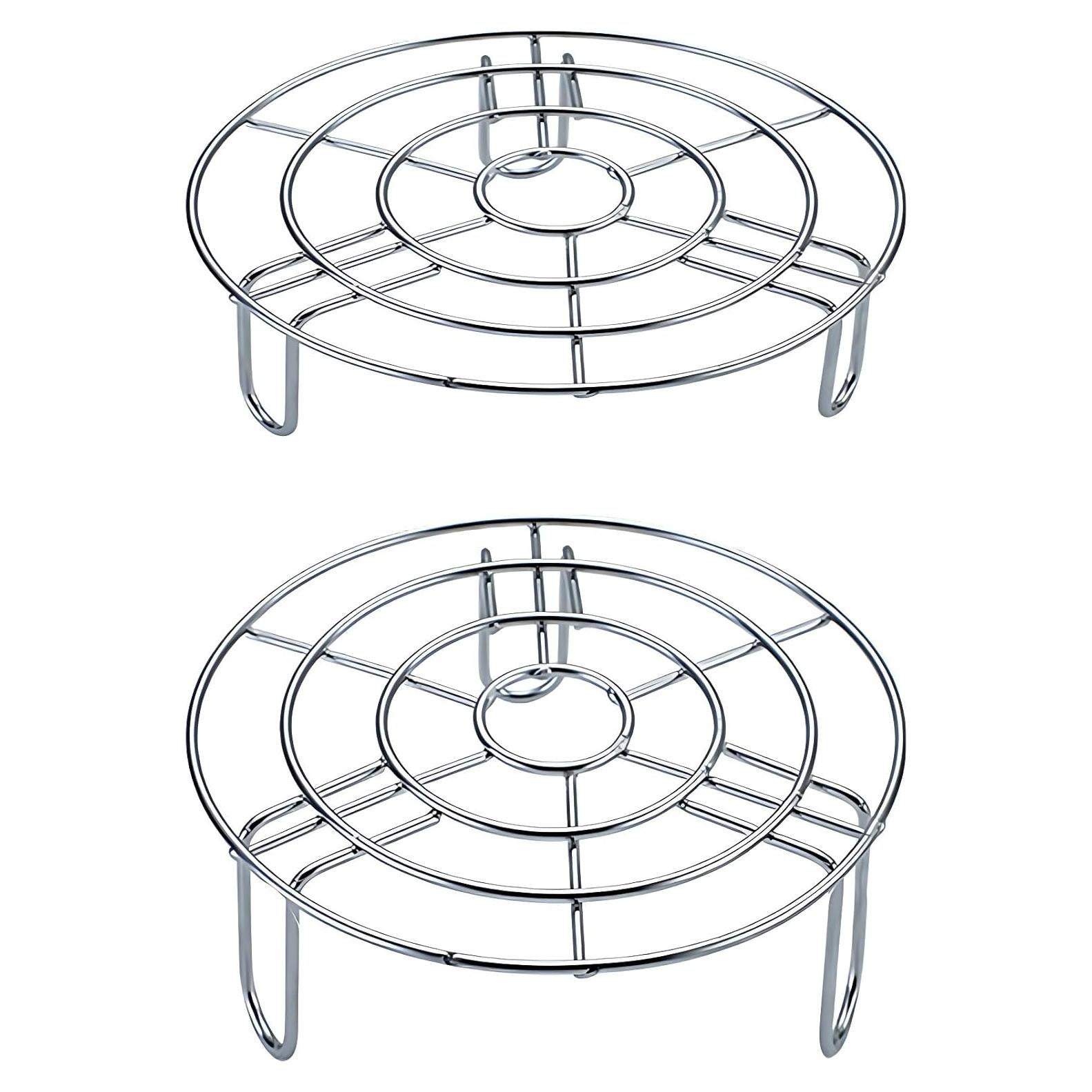 Juego de 2 Rejillas de Enfriamiento Turbokey 16cm Acero Inoxidable