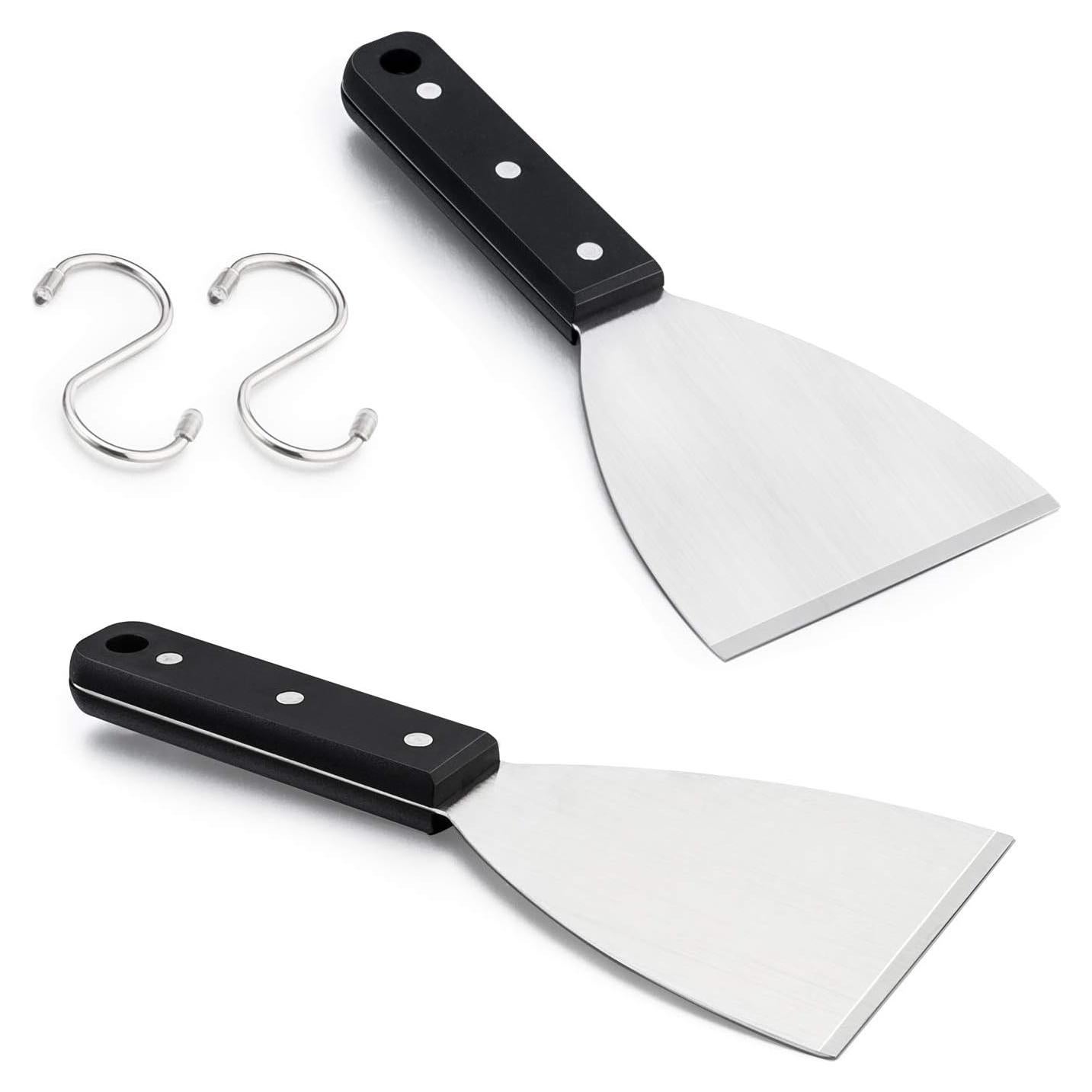 Raspador de Plancha HaSteeL 2 Pcs Acero Inoxidable 24.13cm