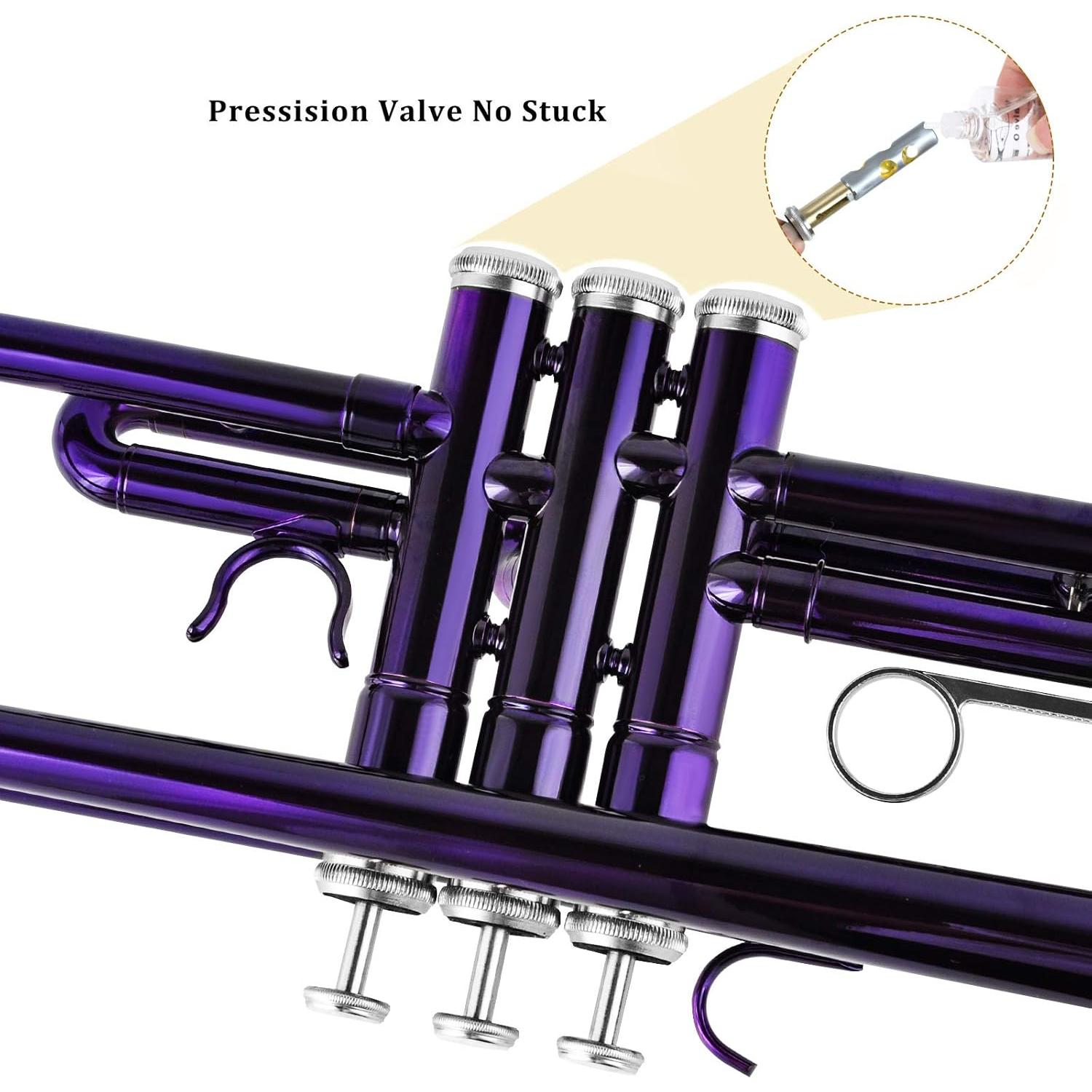 Trompeta Bb EASTROCK Estándar con Estuche y Accesorios