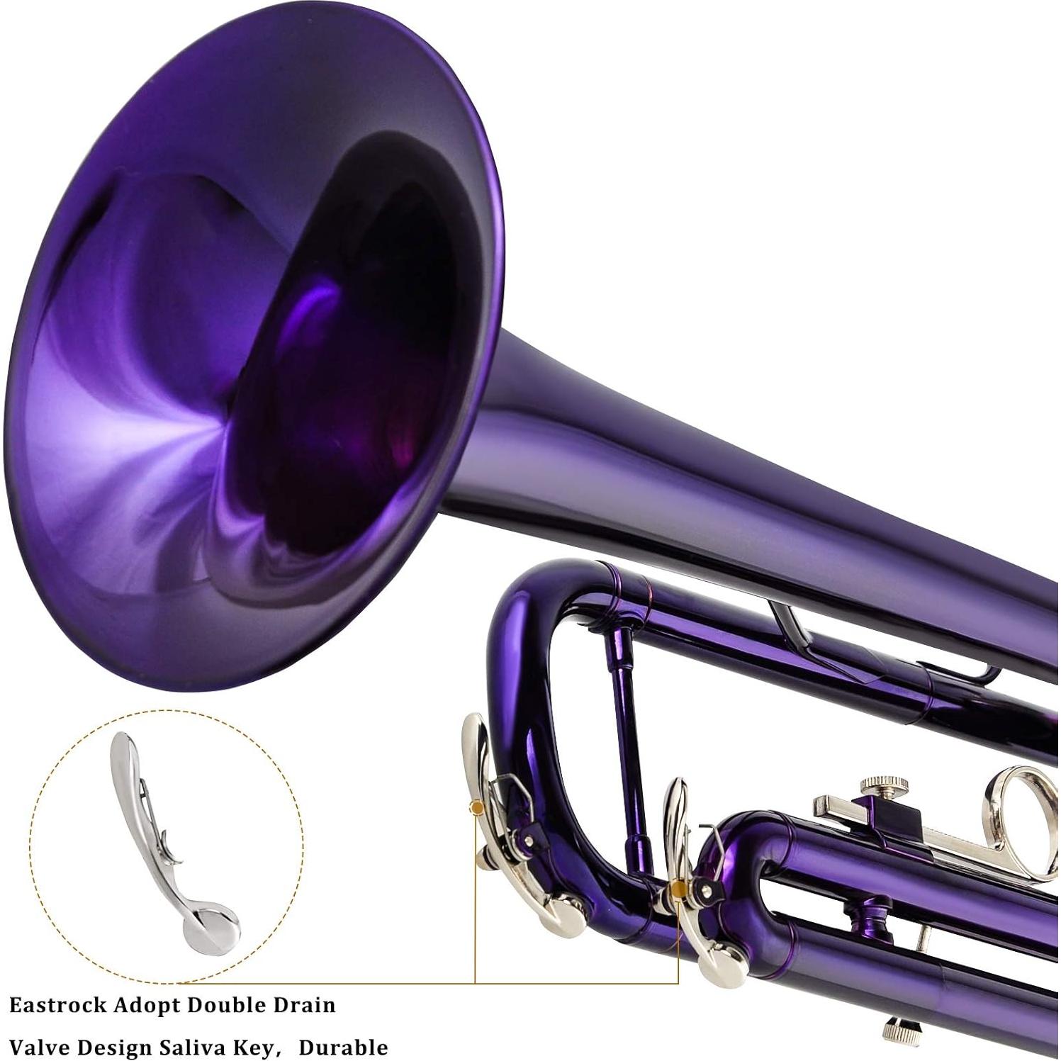 Trompeta Bb EASTROCK Estándar con Estuche y Accesorios