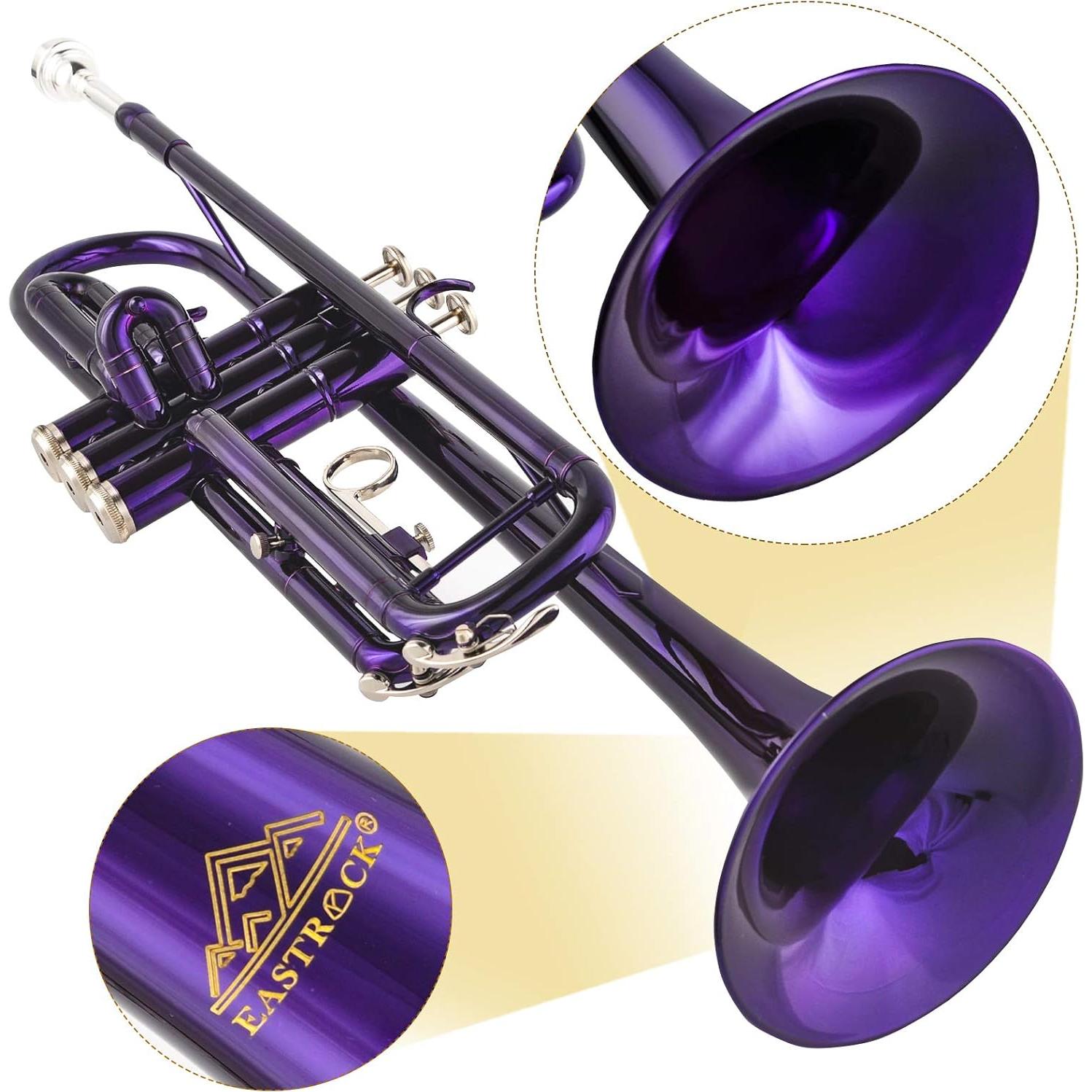 Trompeta Bb EASTROCK Estándar con Estuche y Accesorios