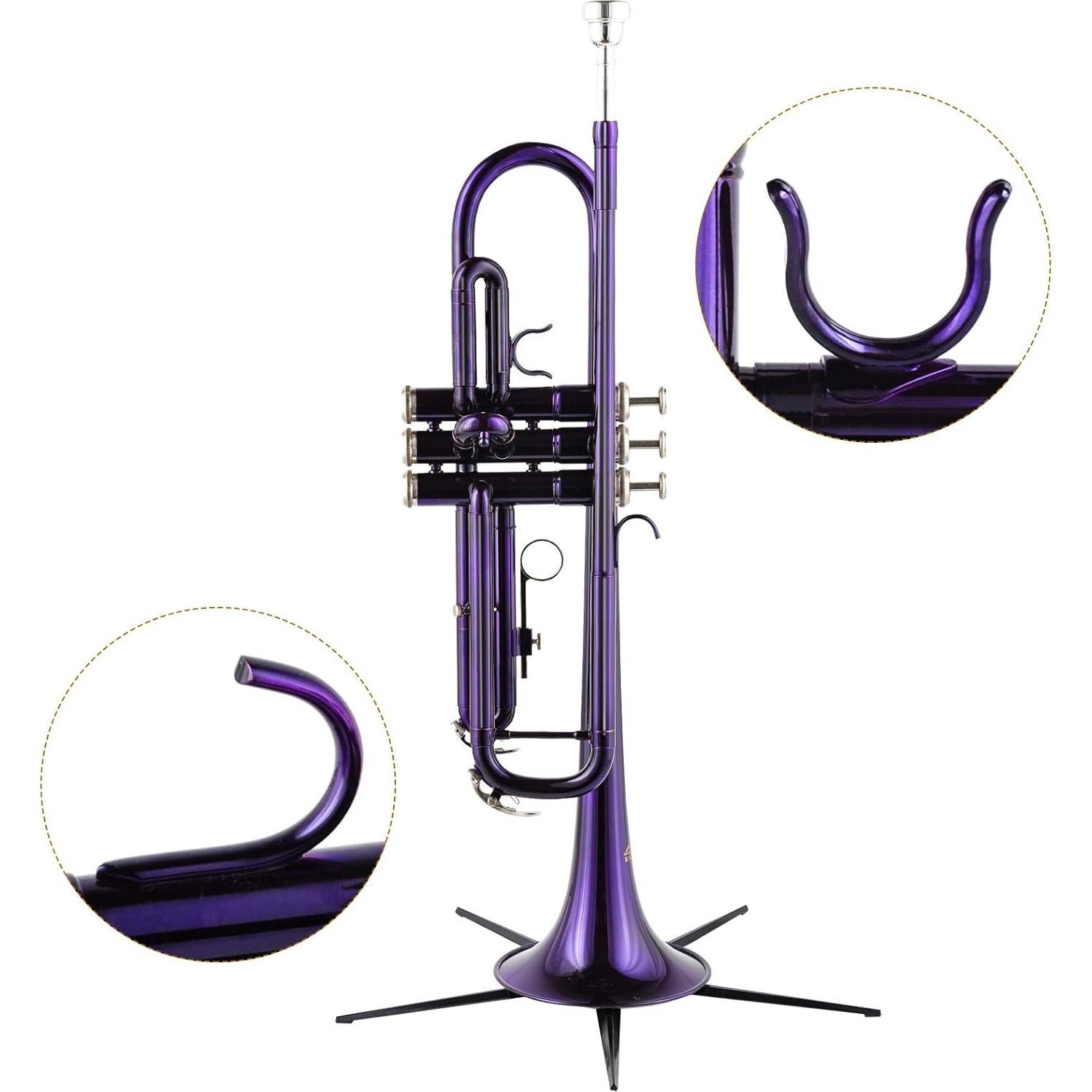 Trompeta Bb EASTROCK Estándar con Estuche y Accesorios