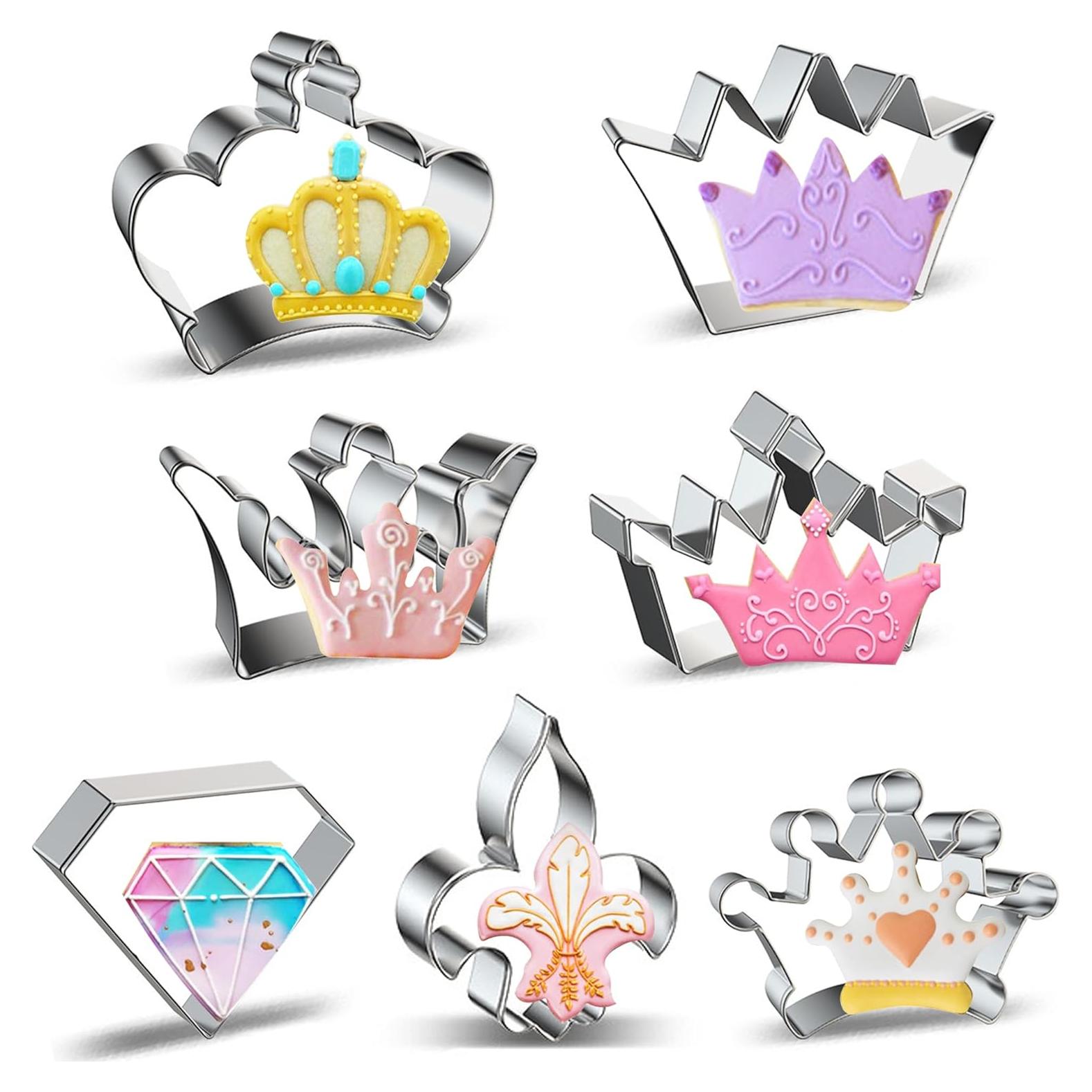 Cortador de Galletas de Corona ZADE - Acero Inoxidable 7 Piezas