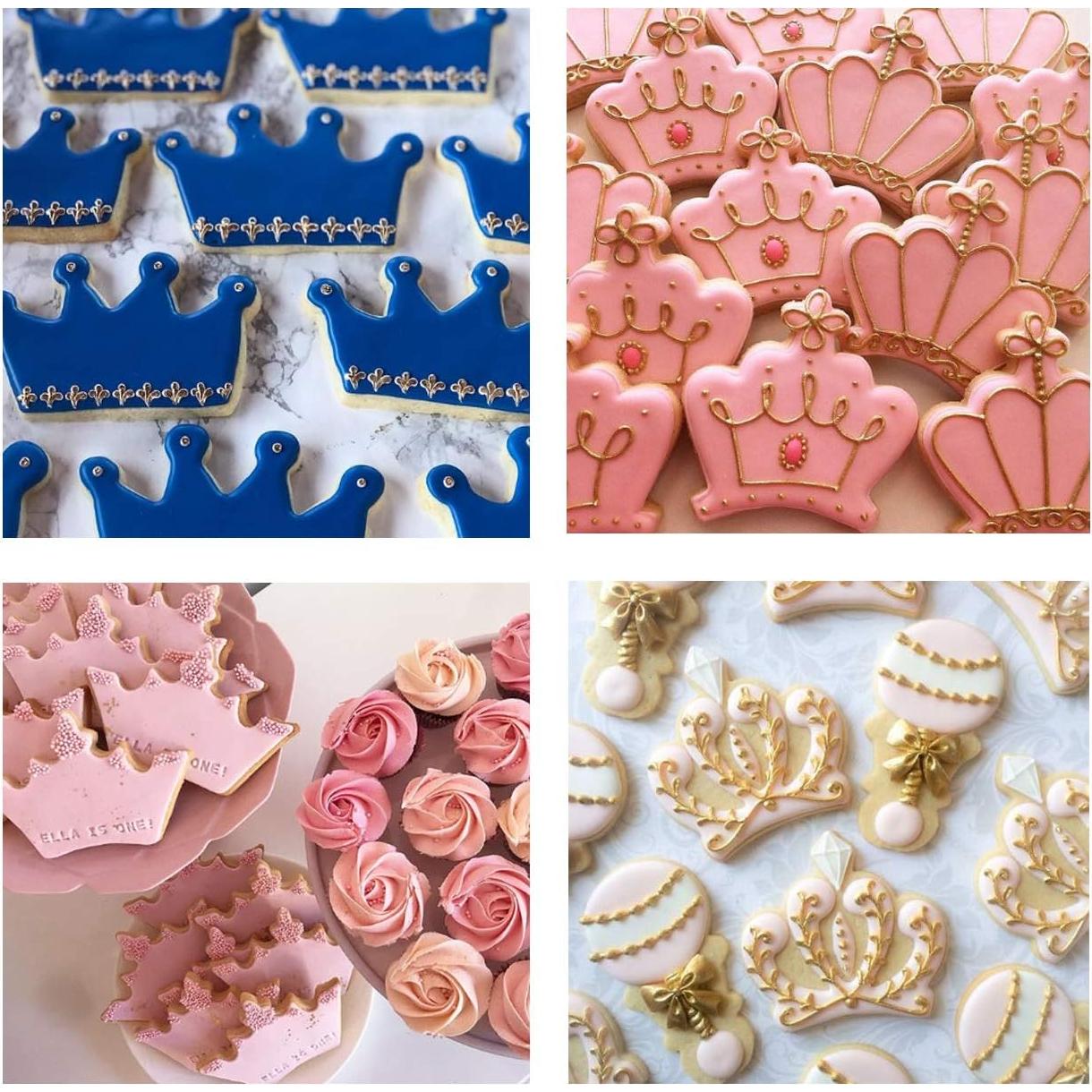 Cortador de Galletas de Corona ZADE - Acero Inoxidable 7 Piezas