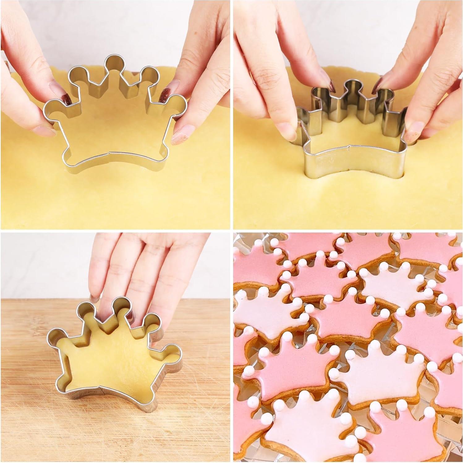 Cortador de Galletas de Corona ZADE - Acero Inoxidable 7 Piezas