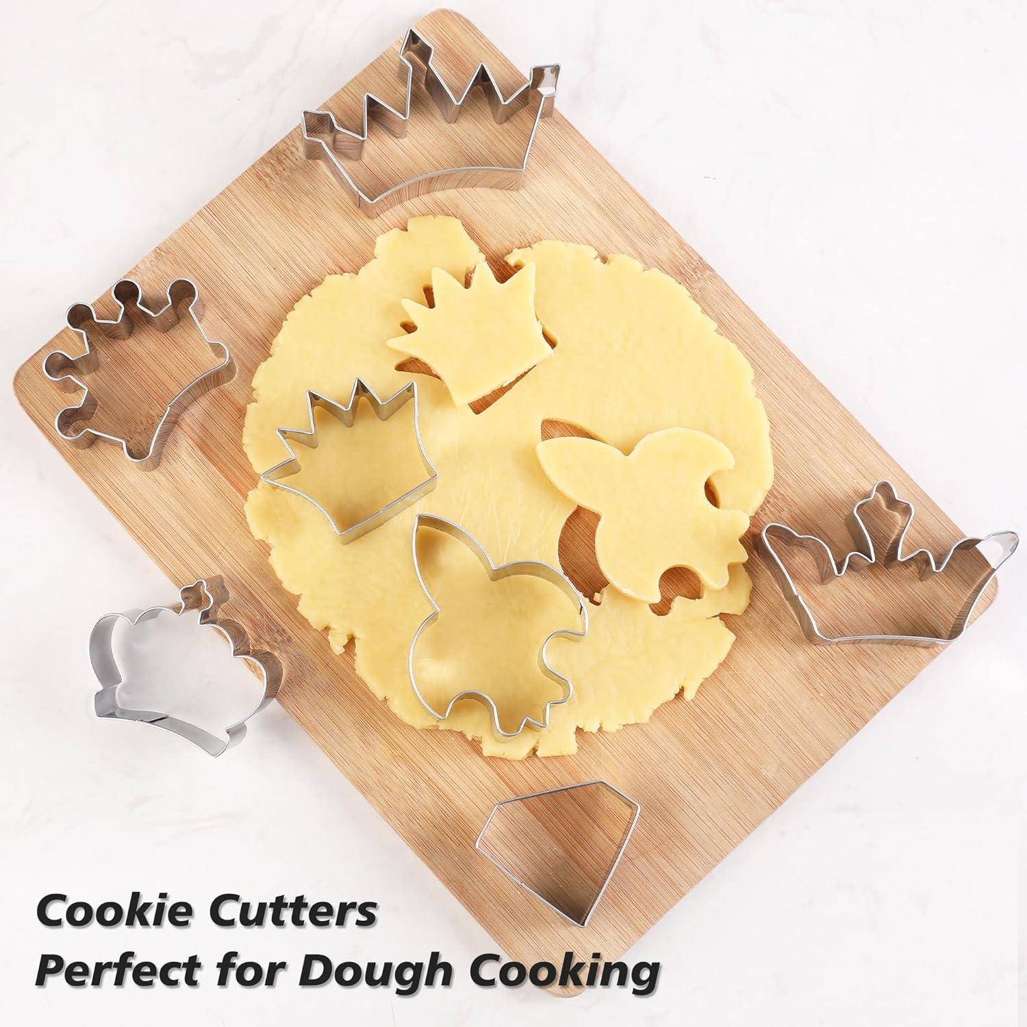 Cortador de Galletas de Corona ZADE - Acero Inoxidable 7 Piezas