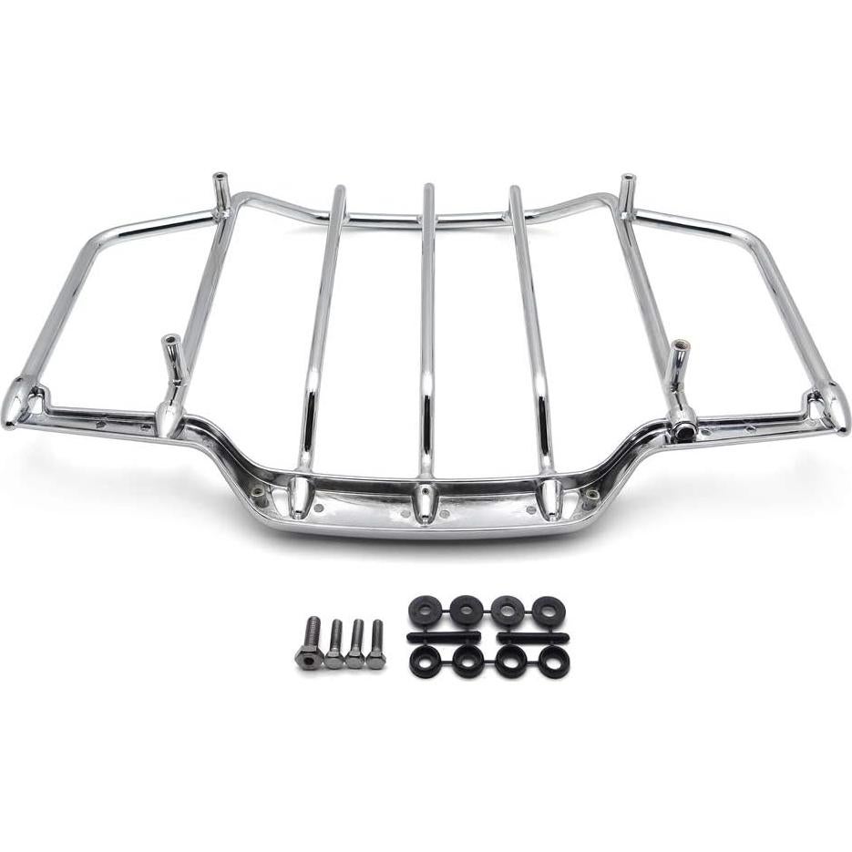 Soporte de Equipaje Cromado HTTMT para Harley Tour Pak 1993-2013