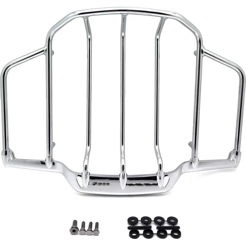 Soporte de Equipaje Cromado HTTMT para Harley Tour Pak 1993-2013