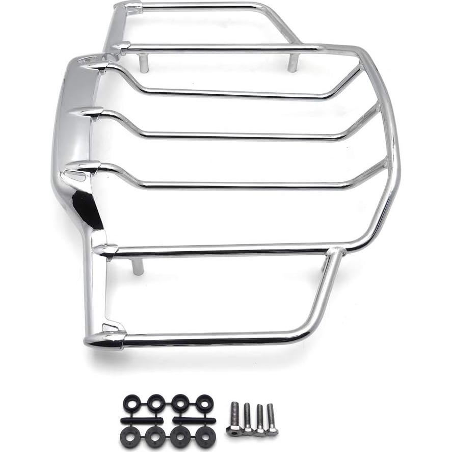 Soporte de Equipaje Cromado HTTMT para Harley Tour Pak 1993-2013
