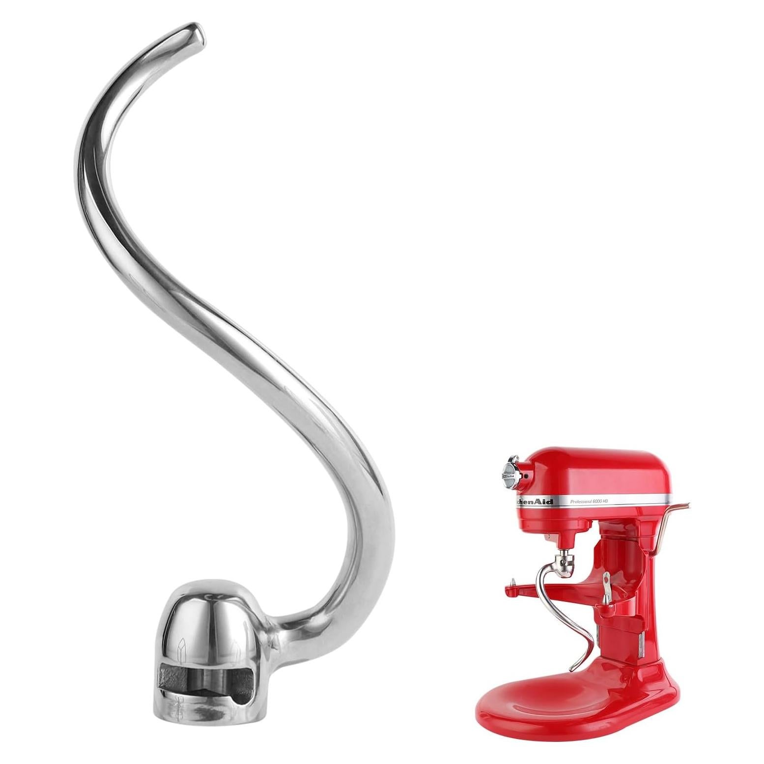 Gancho para masa de acero inoxidable XINBOOGQ 6QT - Amasado eficiente