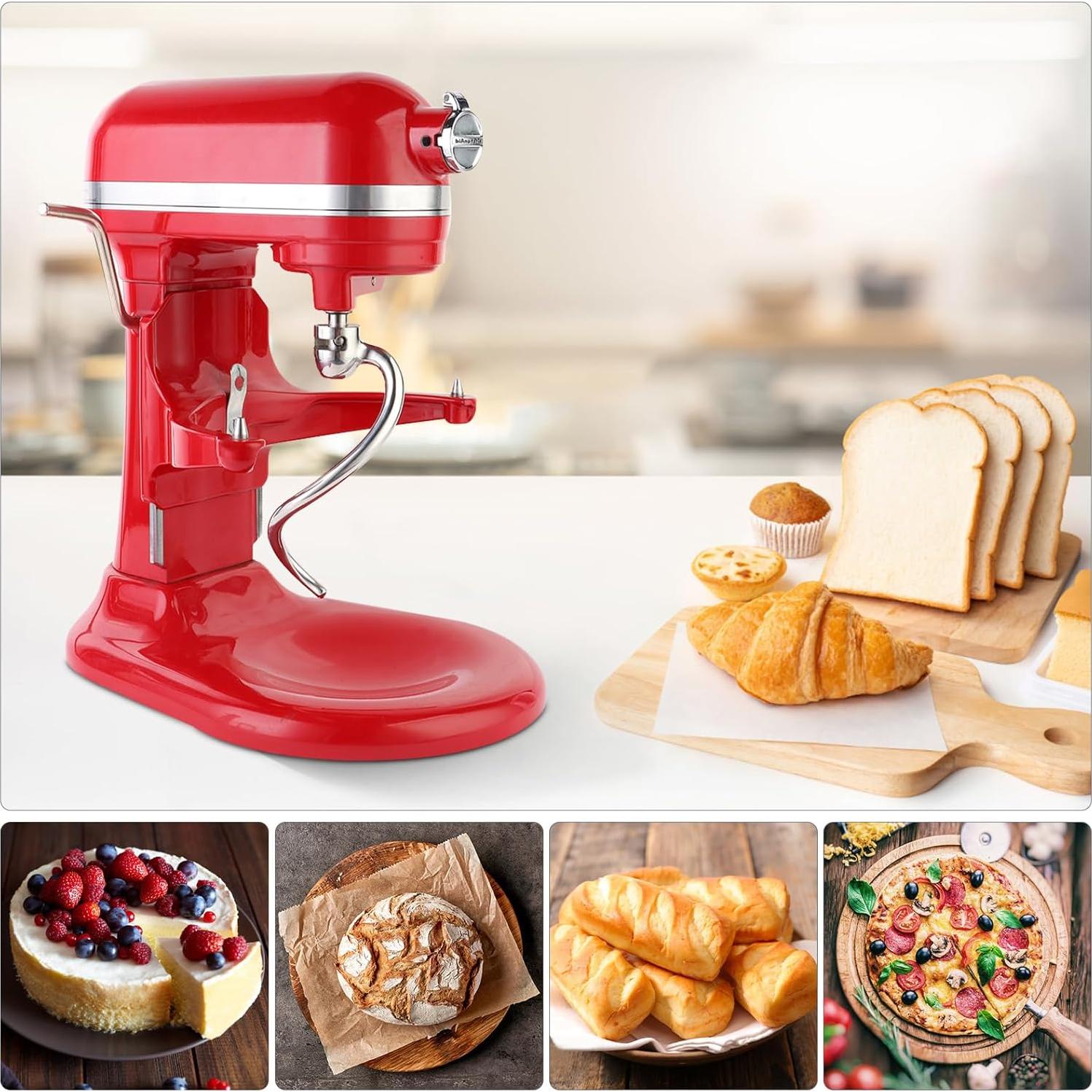 Gancho para masa de acero inoxidable XINBOOGQ 6QT - Amasado eficiente