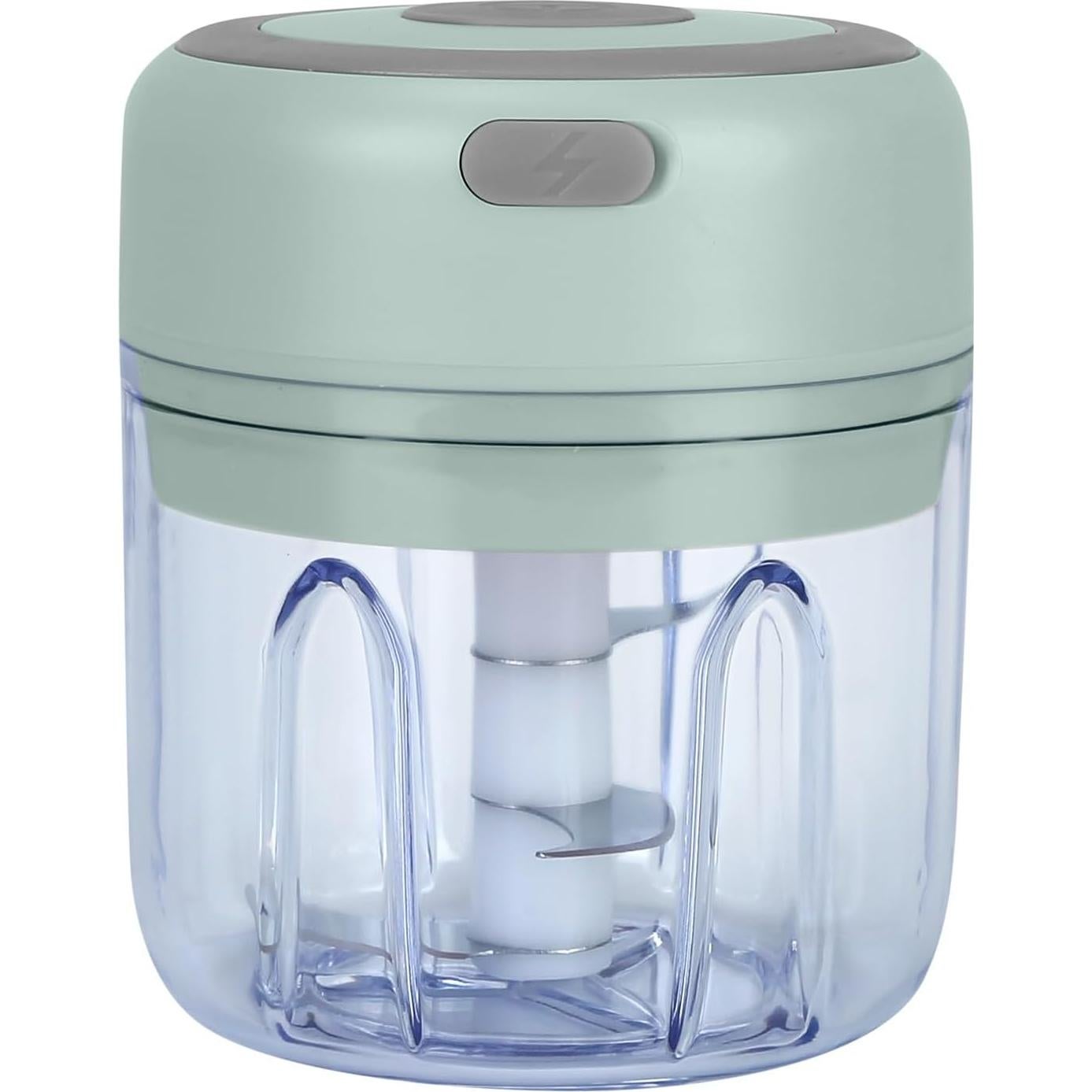 Mini Picador de Ajo Eléctrico 240g Inalámbrico Verde