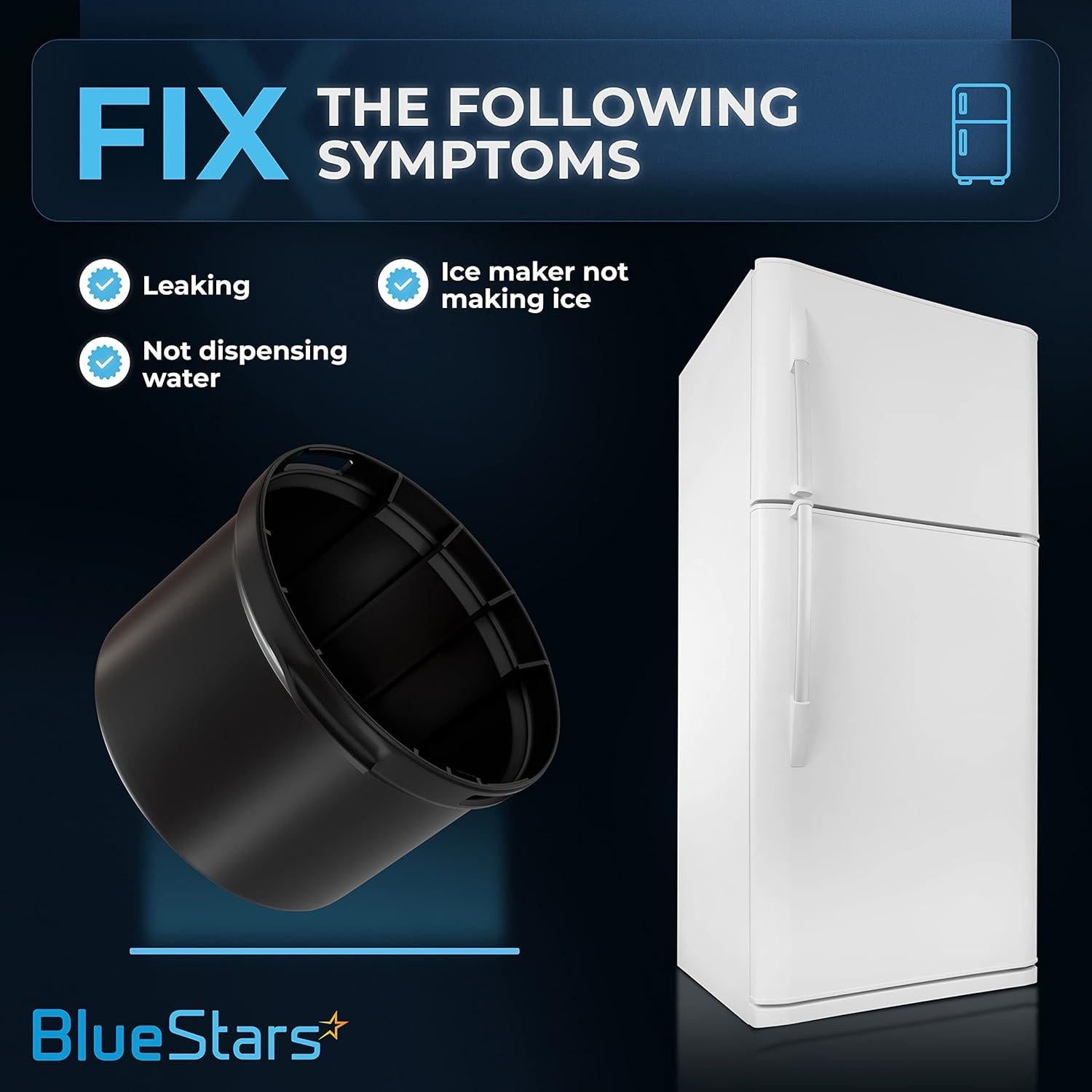 Tapa de Filtro de Agua BlueStars 2260518B para Refrigerador